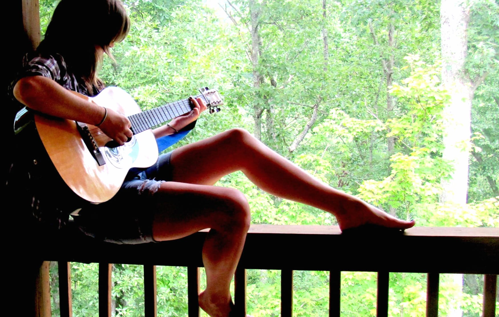 Serene Guitarist - at 2560 x 1440 HD size wallpapers HD quality