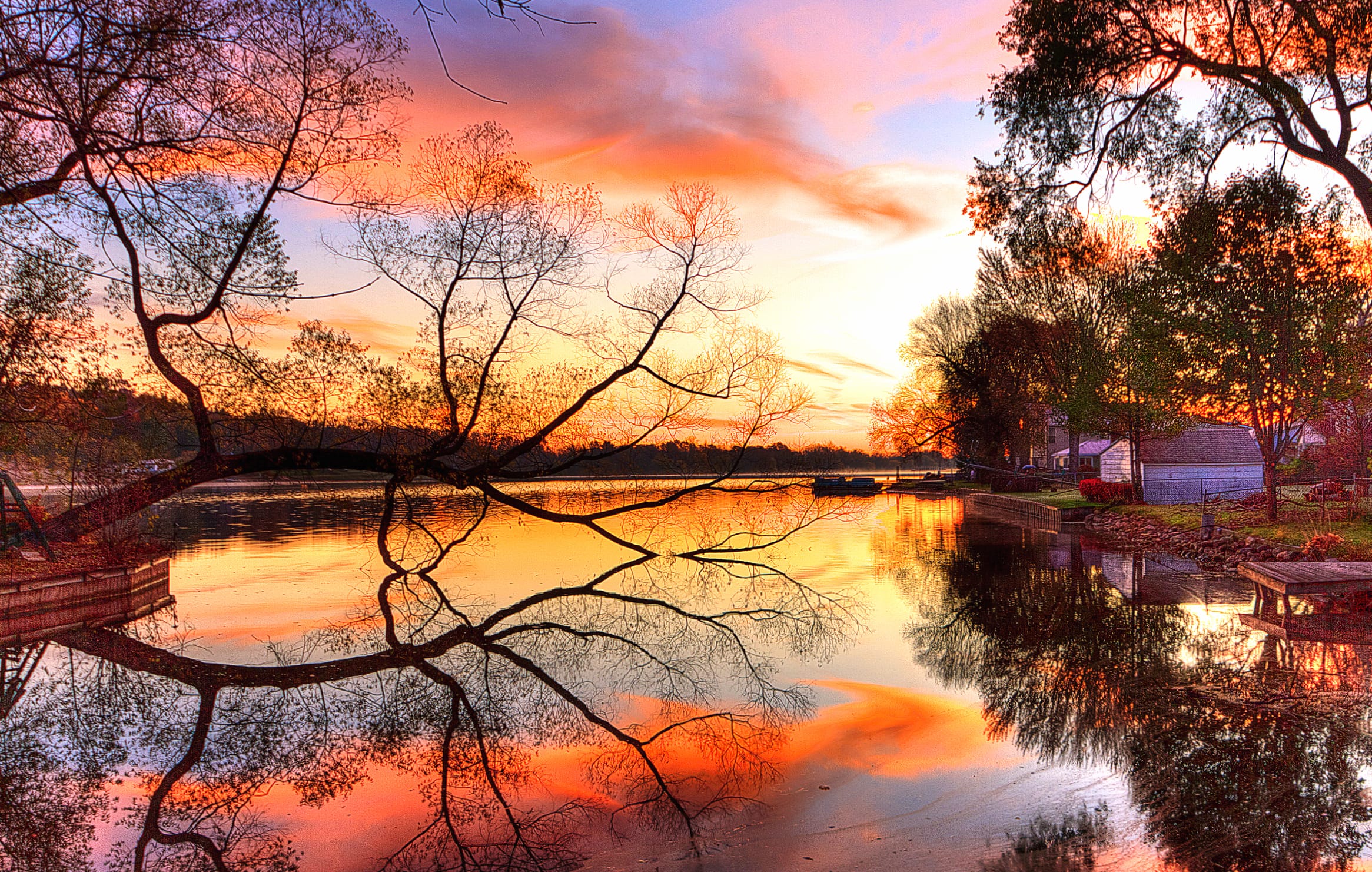 Serene Reflections A Stunning at 320 x 480 iPhone size wallpapers HD quality