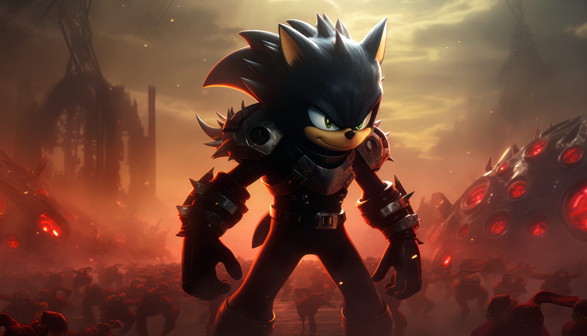 Shadow the Hedgehog - Sonic Universe at 2048 x 2048 iPad size wallpapers HD quality