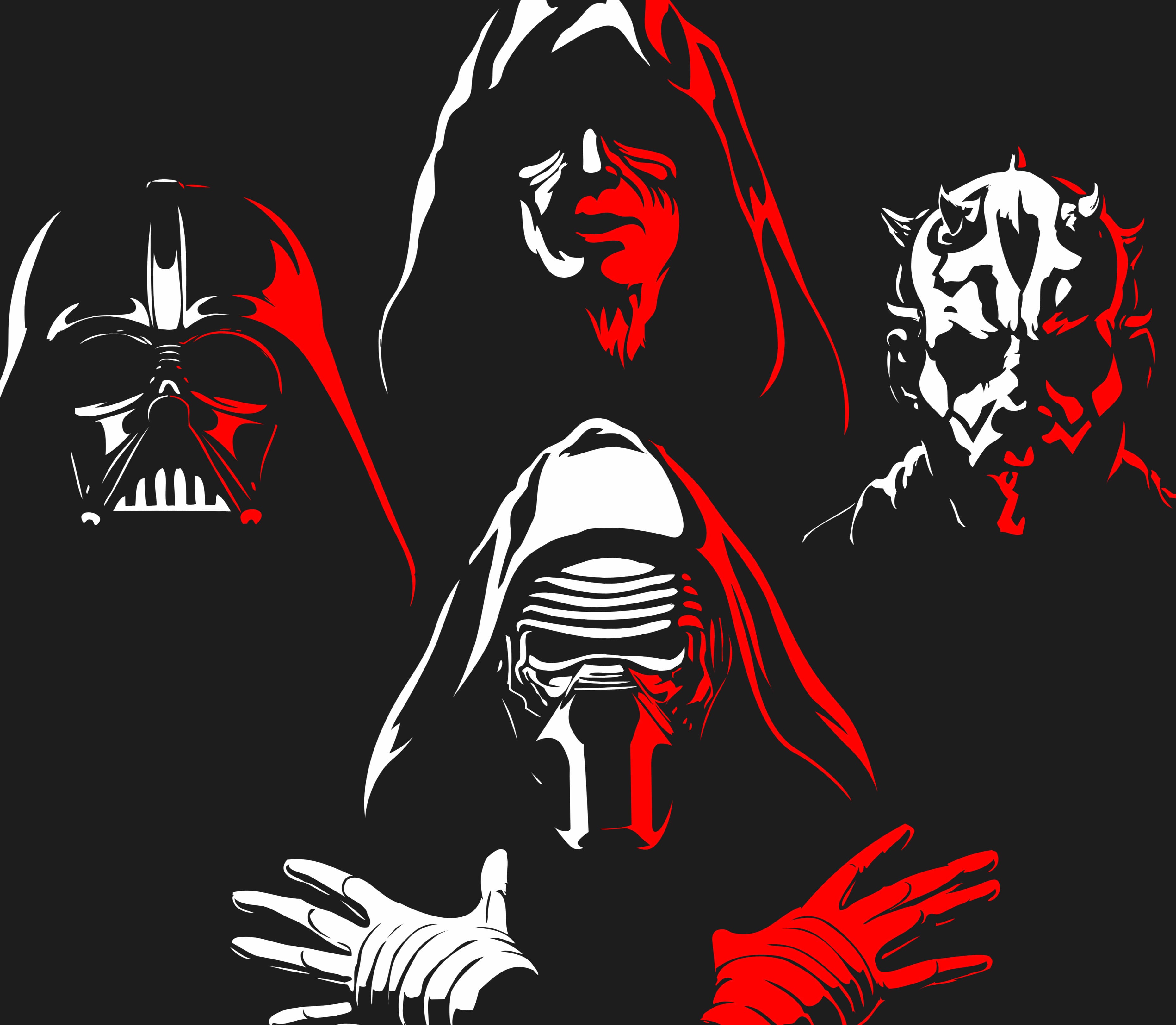 Sith Legends of Star Wars Dark Lords at 640 x 1136 iPhone 5 size wallpapers HD quality