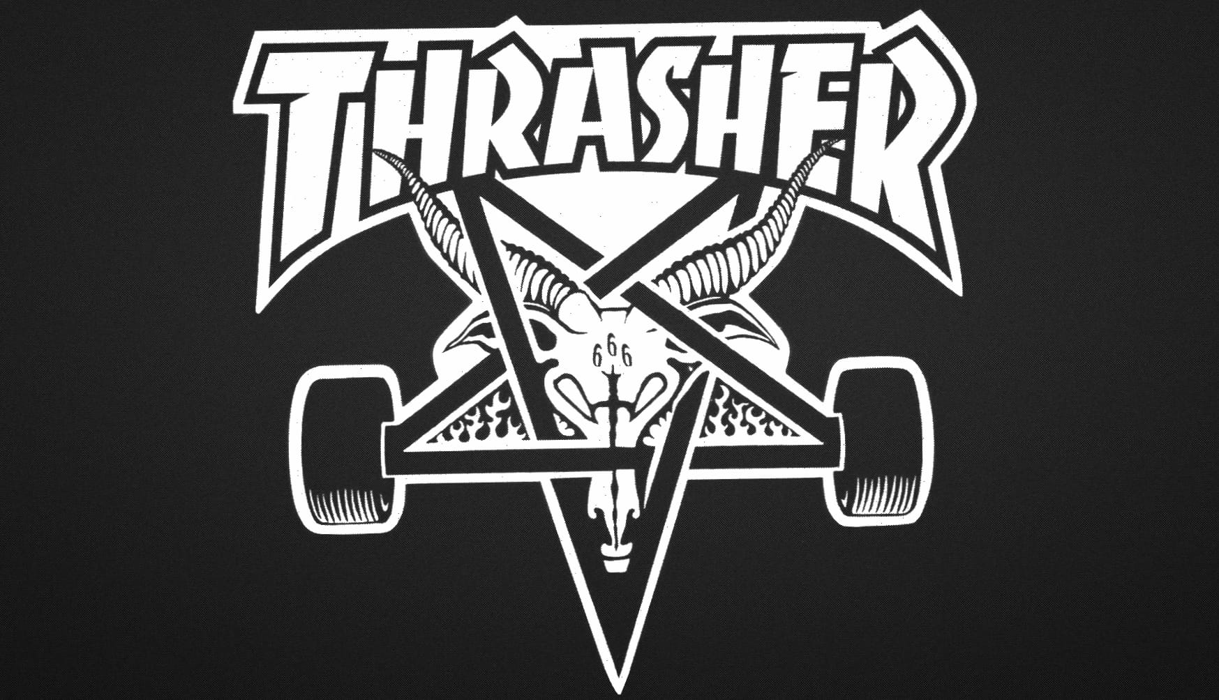 Skateboarding Vibes Thrasher Pentagram wallpapers HD quality