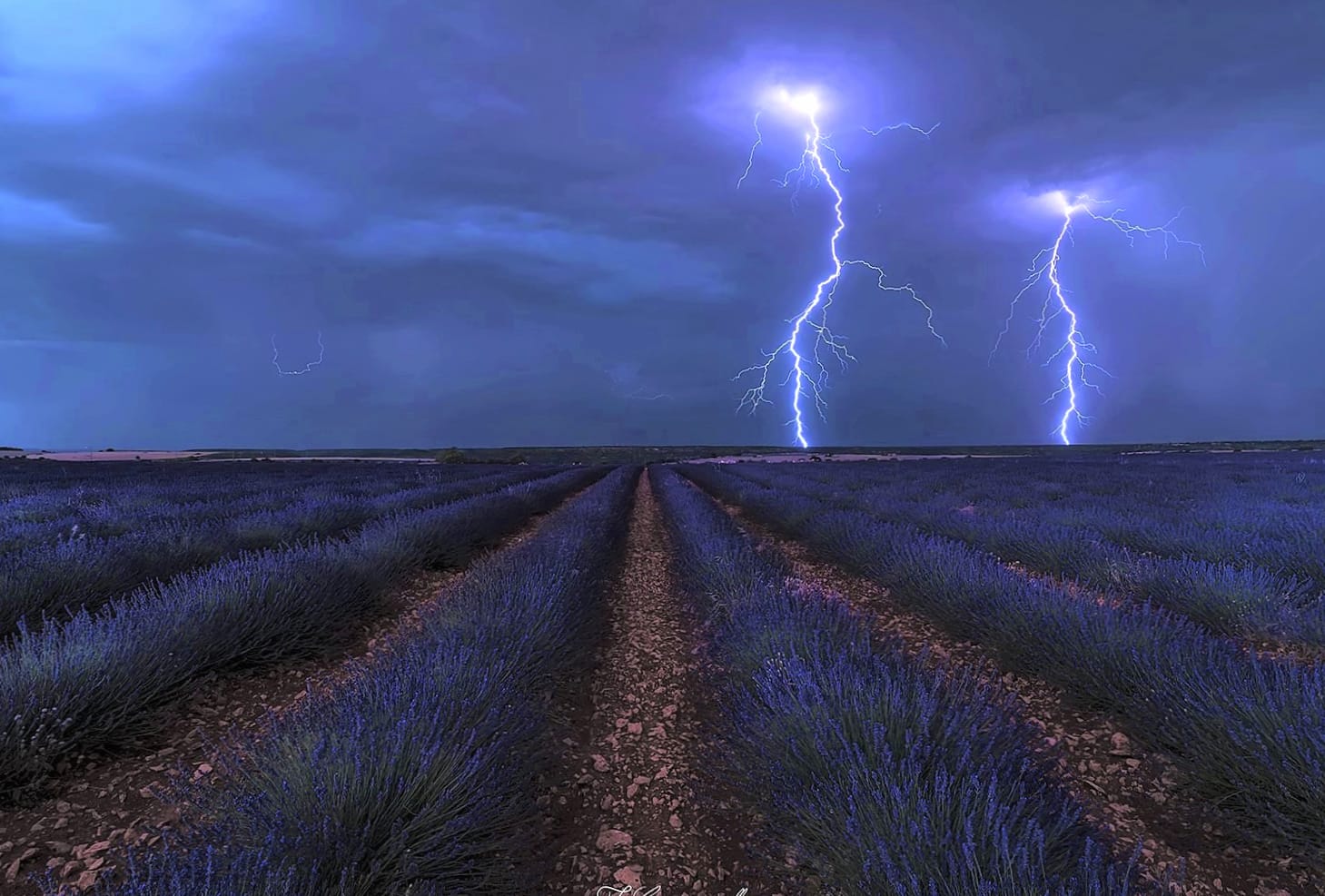 Sky Storm Lavender Photography Lightning Wallpaper wallpapers HD quality