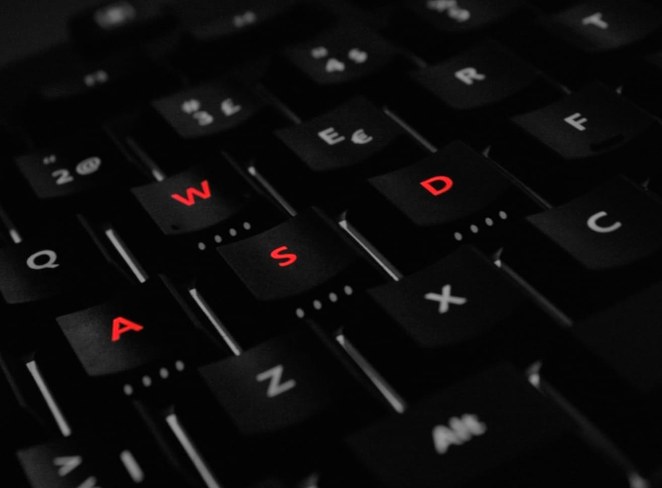 Sleek Technology Keyboard Close-Up wallpapers HD quality