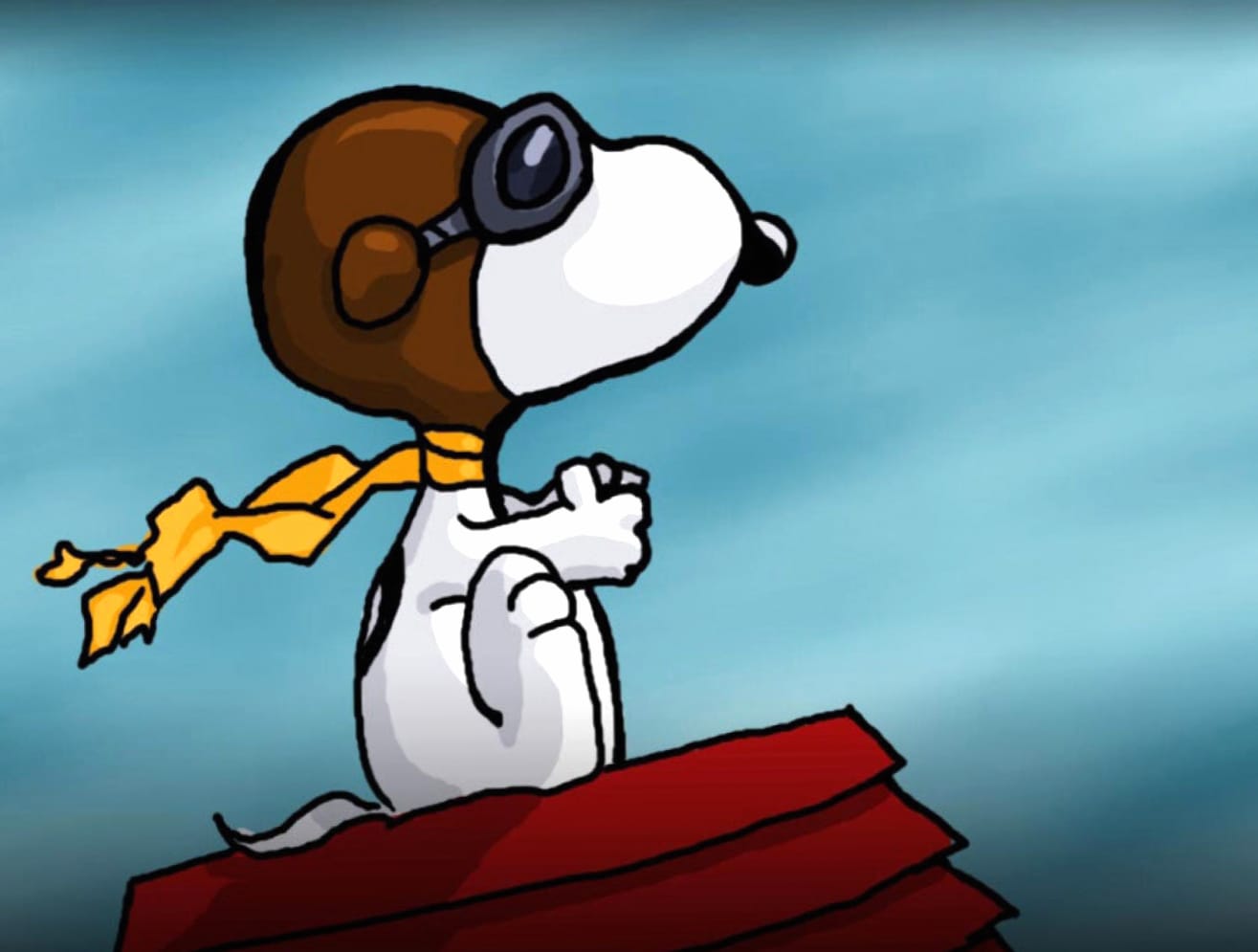 Snoopy Soaring Peanuts at 1600 x 900 HD size wallpapers HD quality