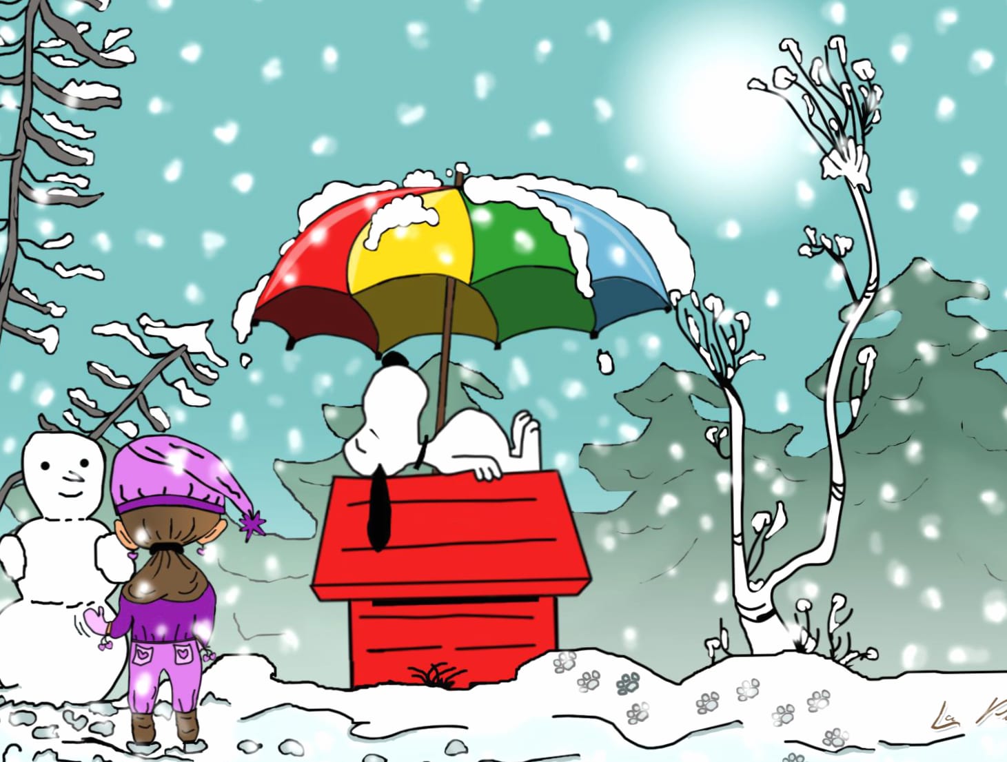 Snoopy Winter Wonderland wallpapers HD quality