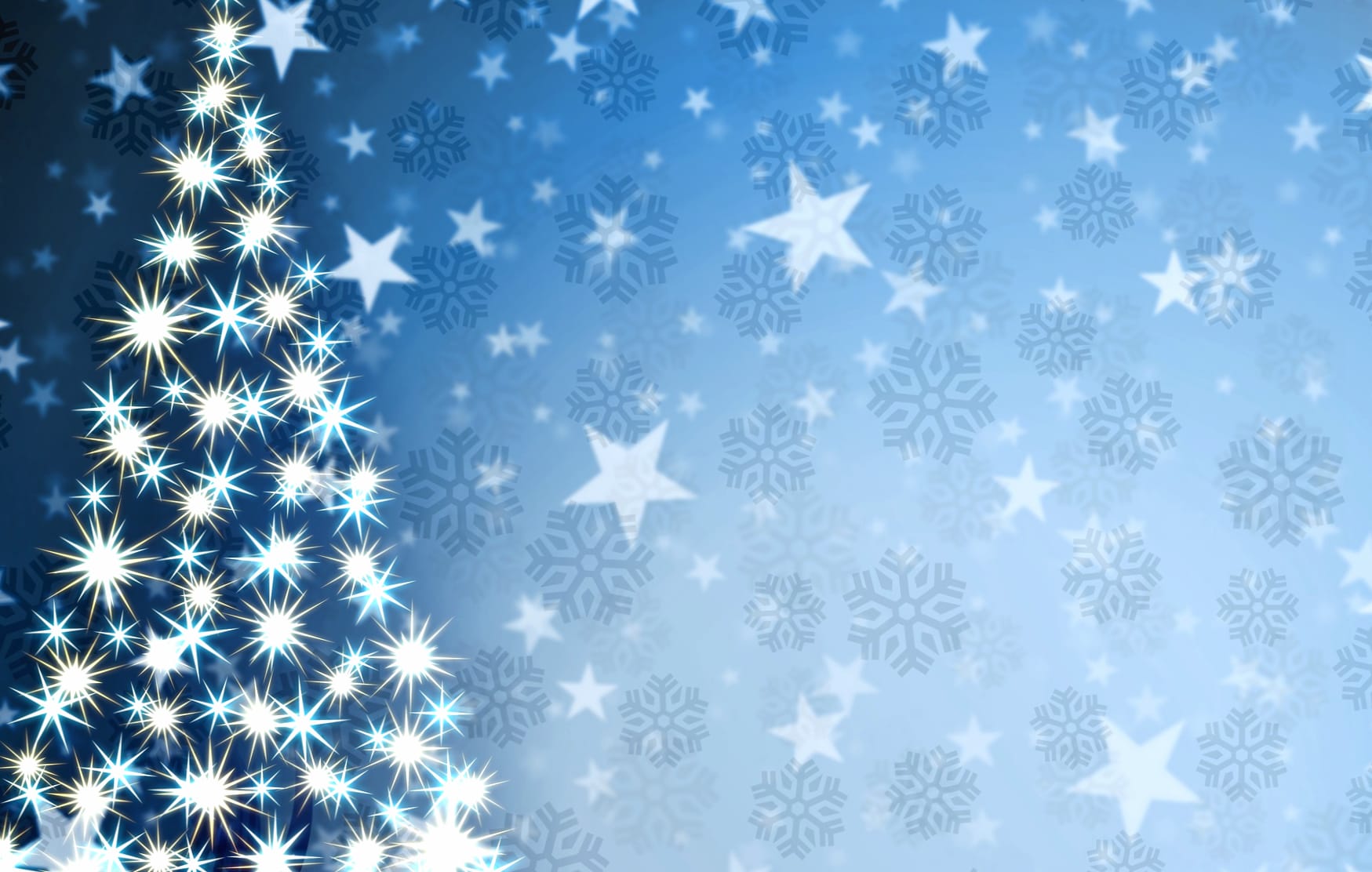 Snowflake Christmas Tree Holiday Christmas wallpapers HD quality