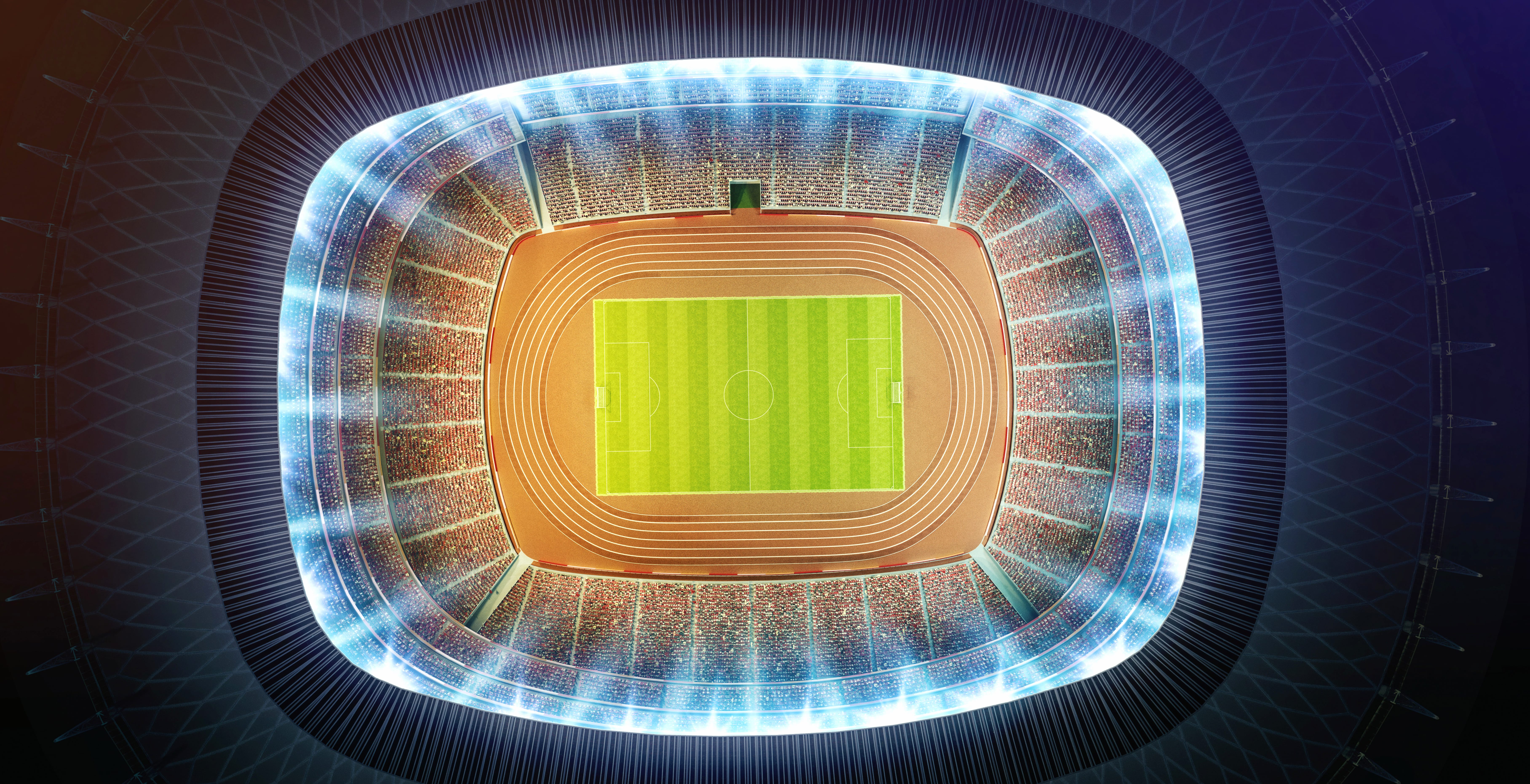 Soccer Aerial Stadium Sports wallpapers HD quality