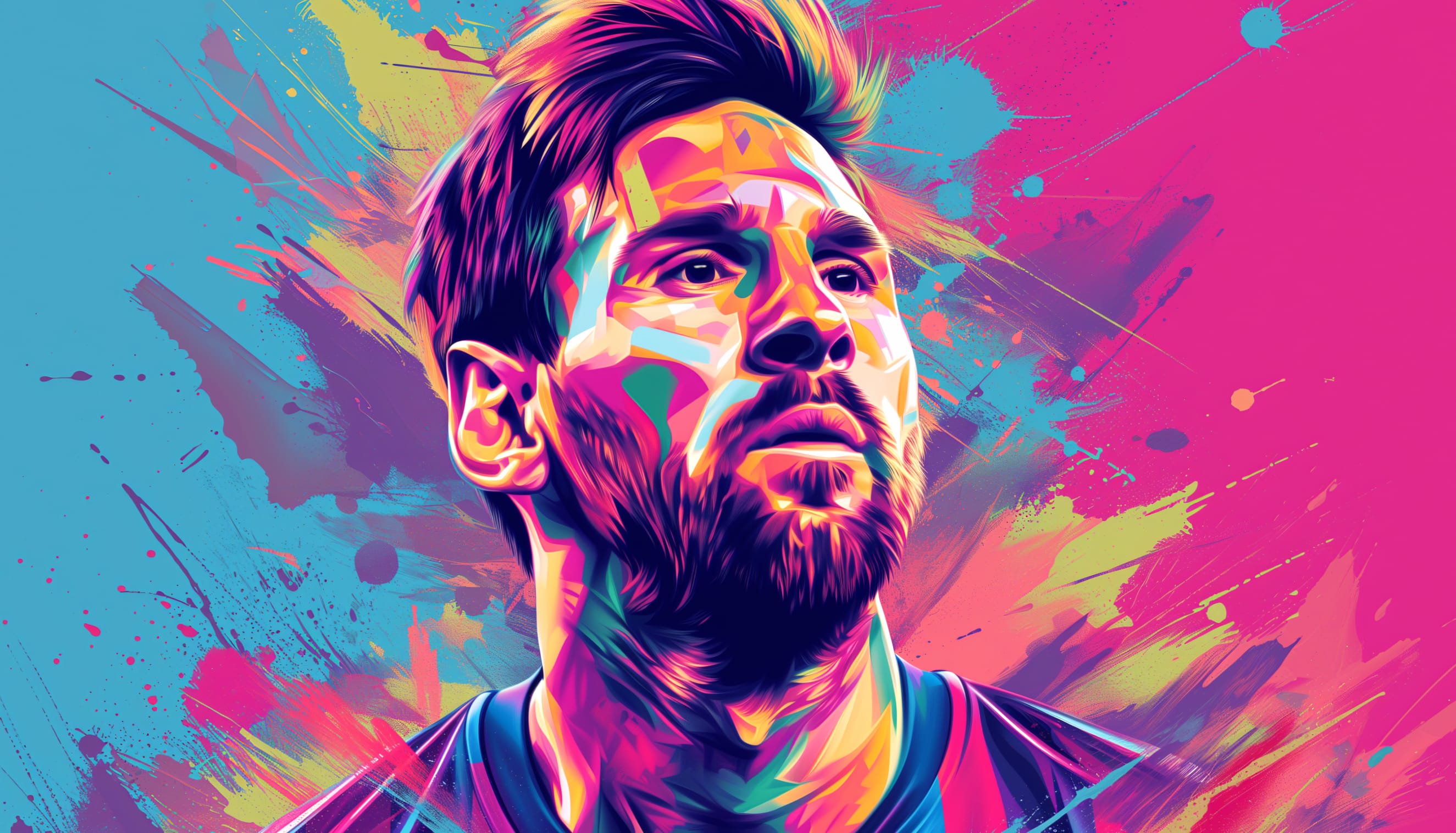 Soccer Legend - Vibrant Sports Art at 1024 x 1024 iPad size wallpapers HD quality