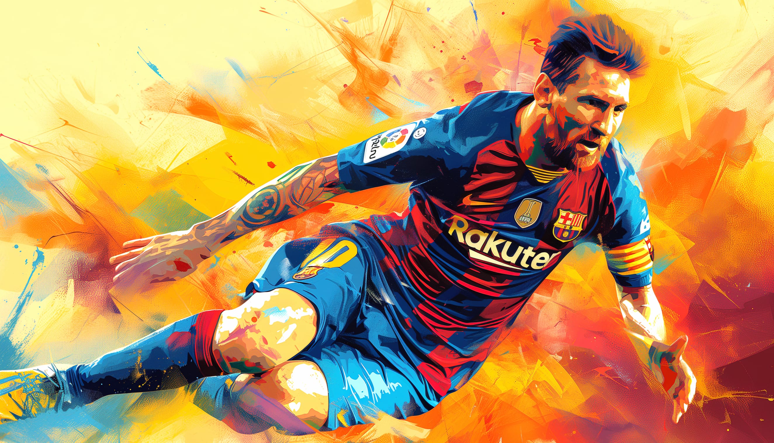 Soccer Star FC Barcelona at 640 x 1136 iPhone 5 size wallpapers HD quality