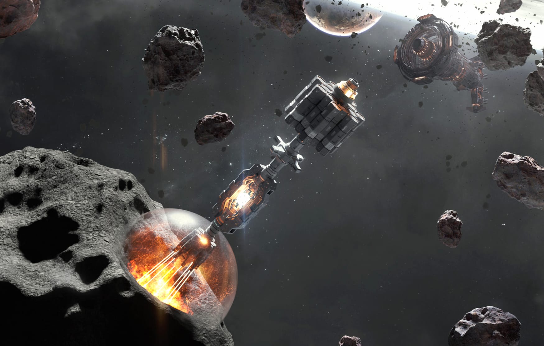 Space Mining Adventure at 1920 x 1080 HD size wallpapers HD quality