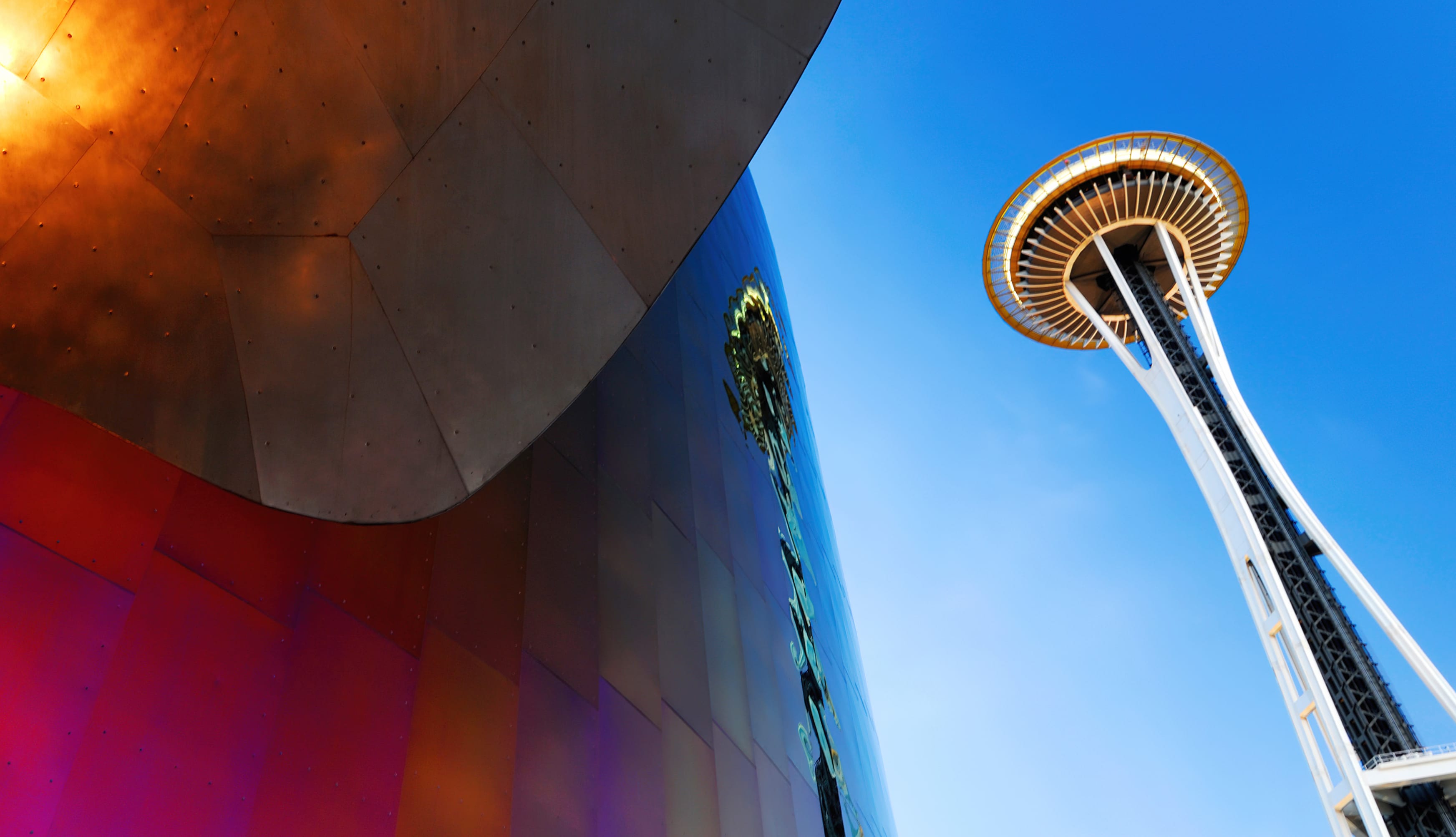 Space Needle Windows 7 at 1600 x 900 HD size wallpapers HD quality