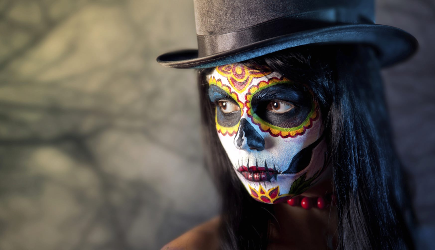 Spectral Elegance Artistic Sugar Skull wallpapers HD quality