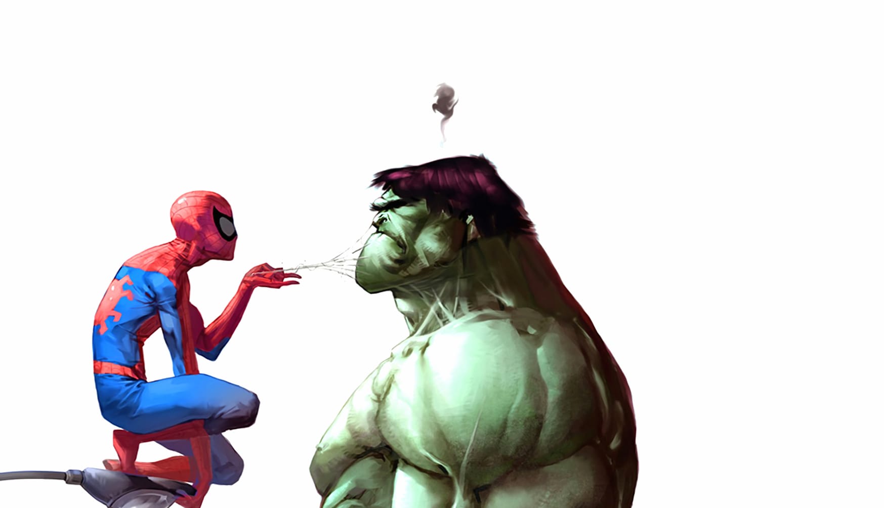 Spider-Man vs Hulk wallpapers HD quality