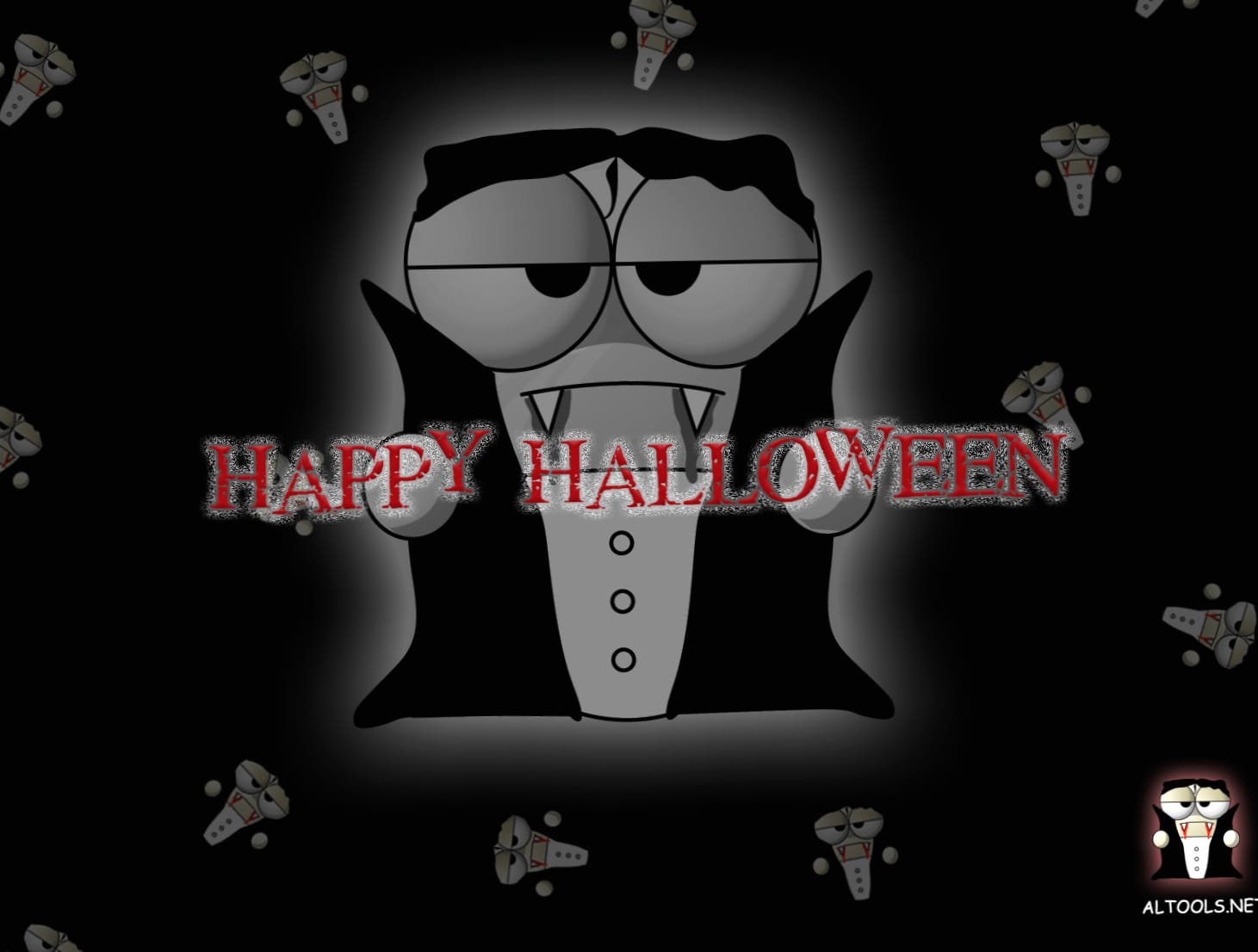 Spooktacular Happy Halloween Vampire Fun! wallpapers HD quality