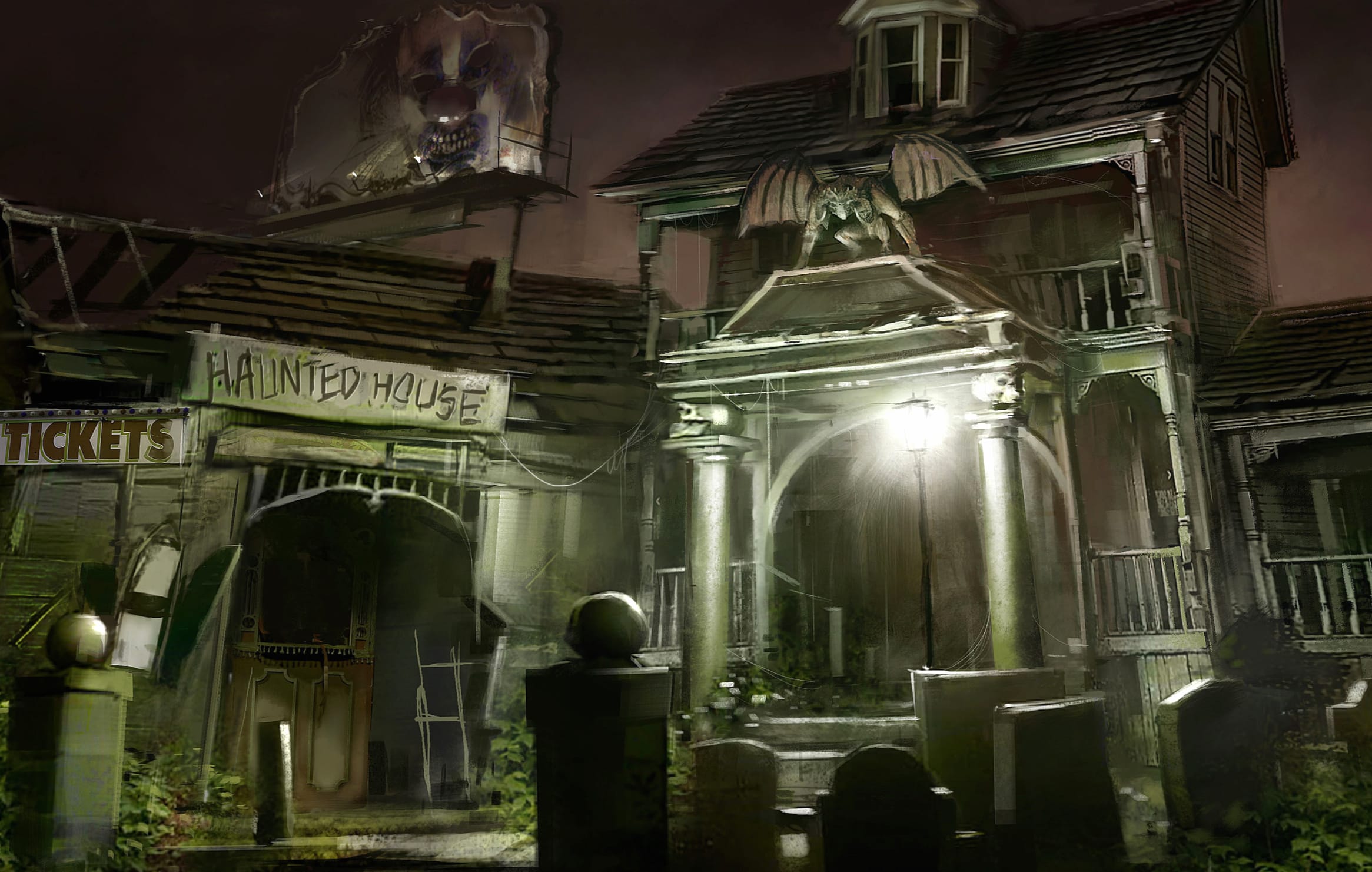 Spooky Nights of a Haunted House wallpapers HD Spooky Nights of a Haunted House wallpapers HD quality