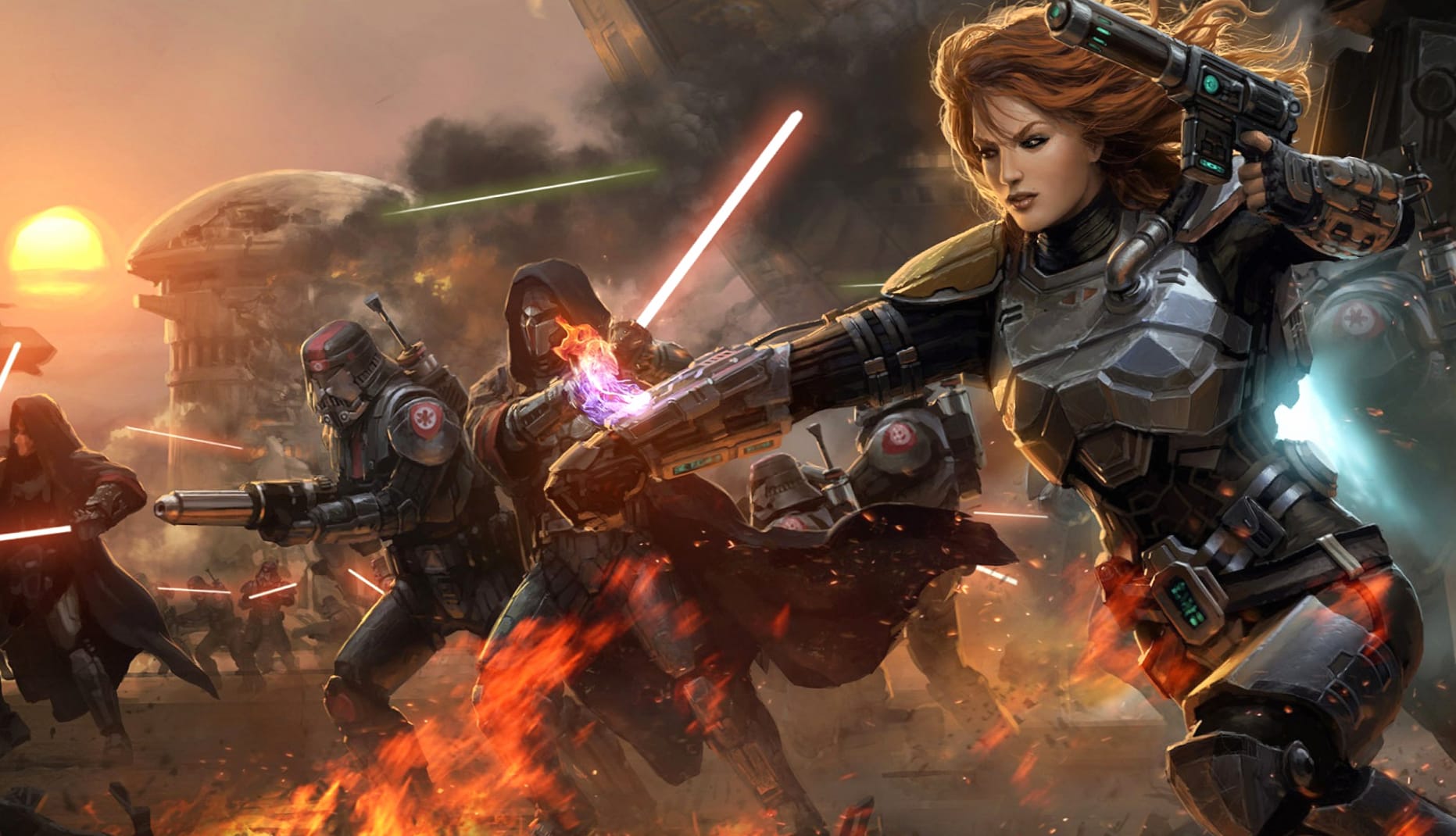 Star Wars The Old Republic Battle - wallpapers HD quality