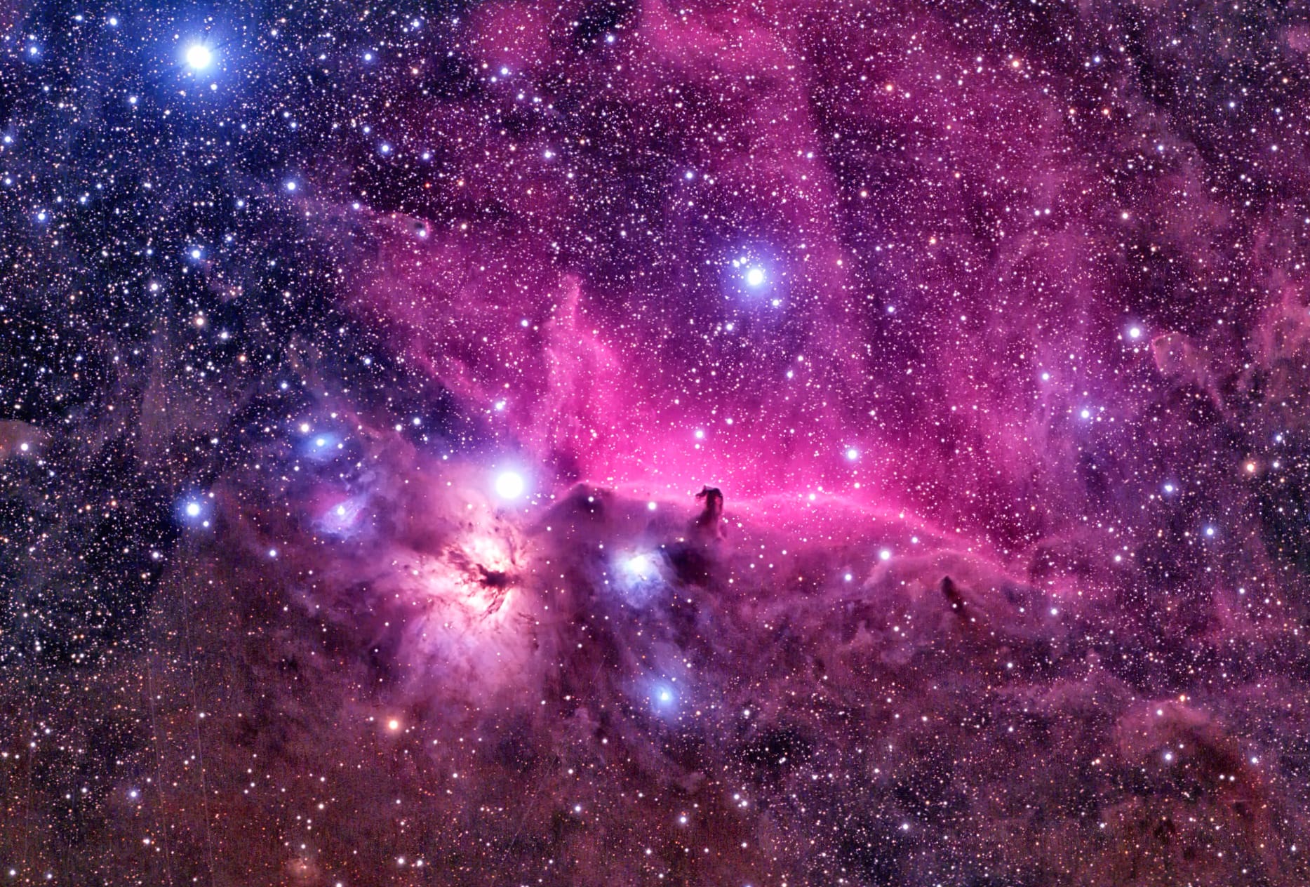 Stellar Purple Nebula wallpapers HD quality