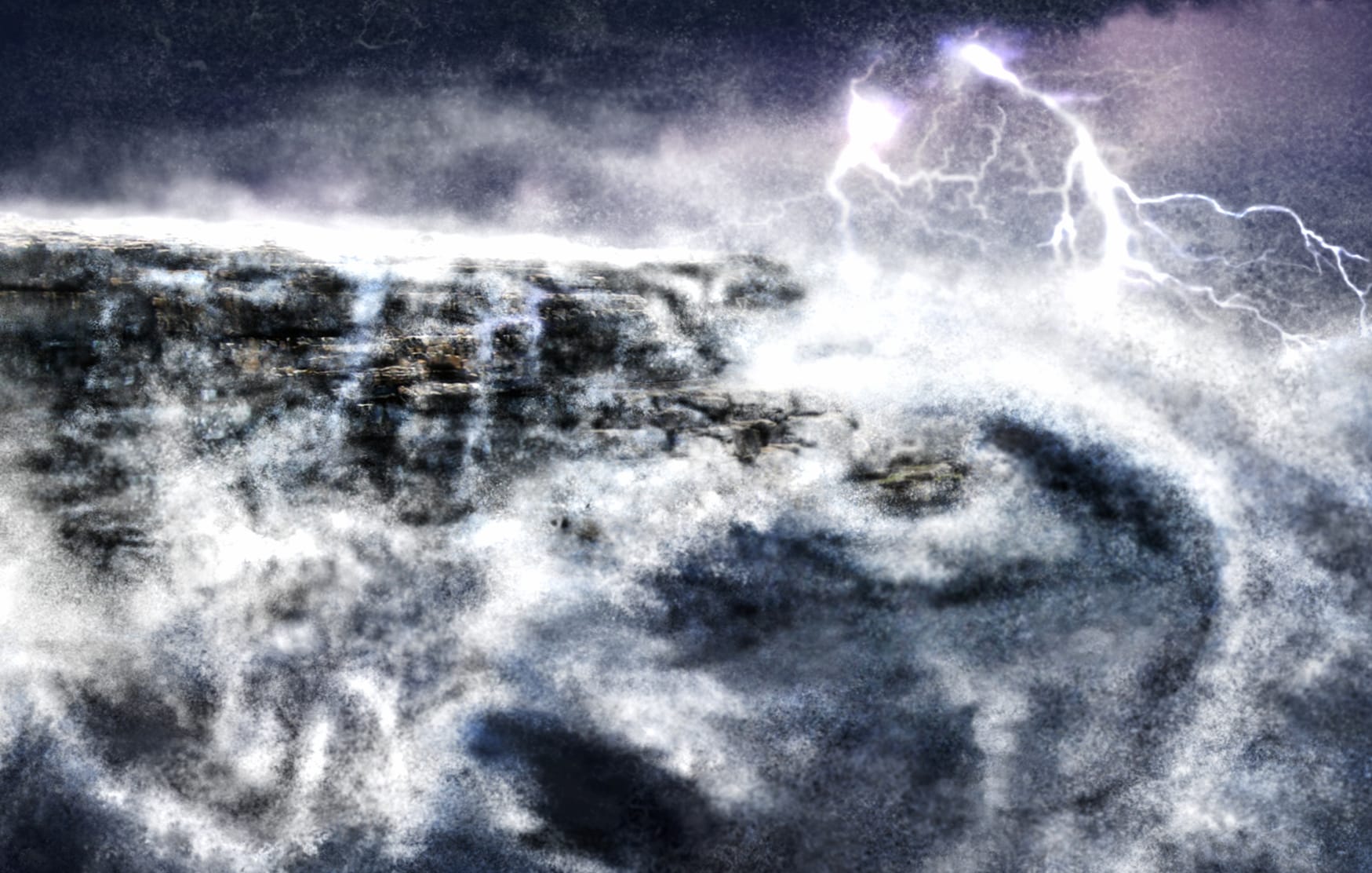 Stormy Skies and Striking Lightning at 750 x 1334 iPhone 6 size wallpapers HD quality