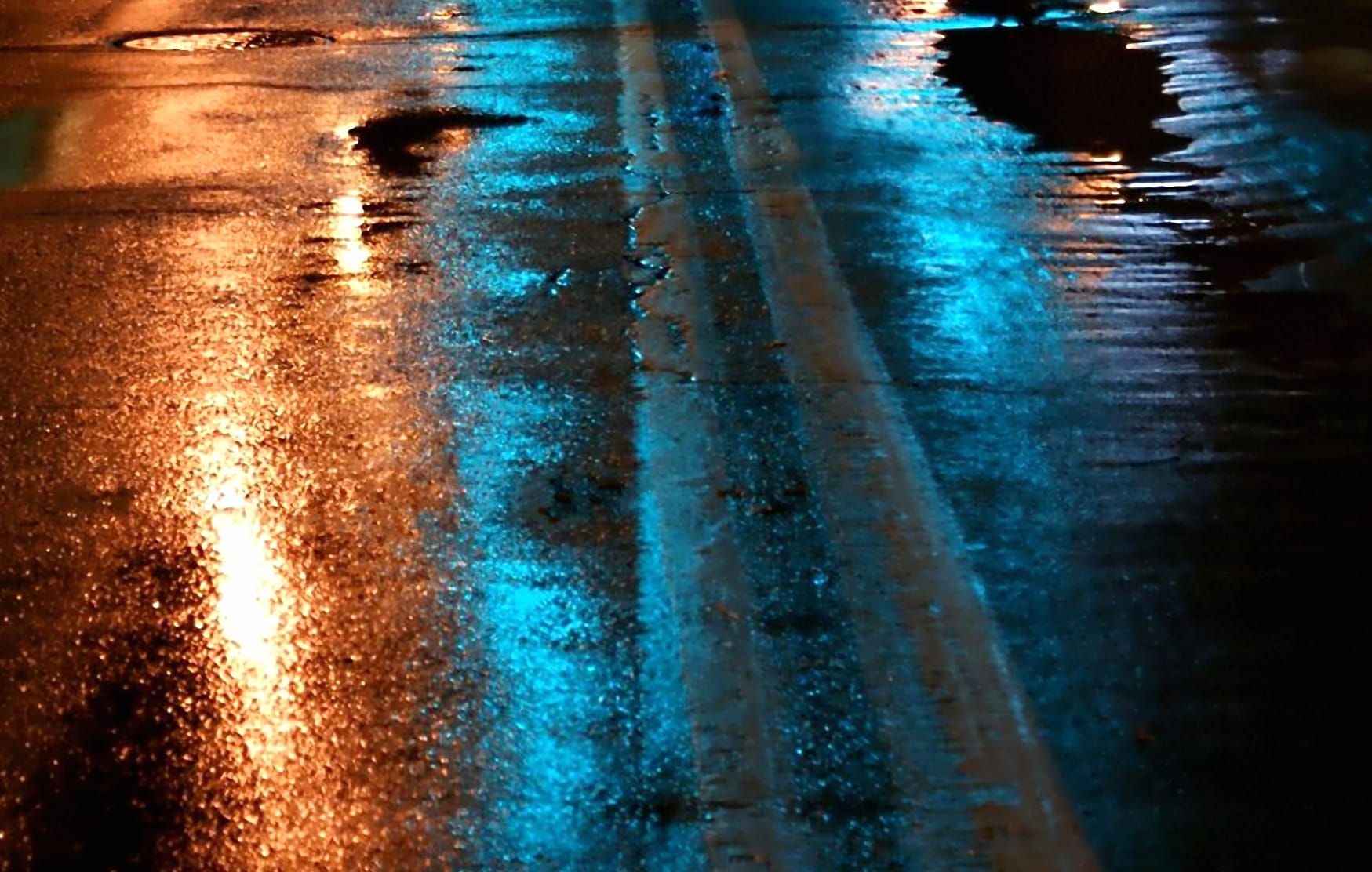 Stunning of Rain-Kissed Streets wallpapers HD quality