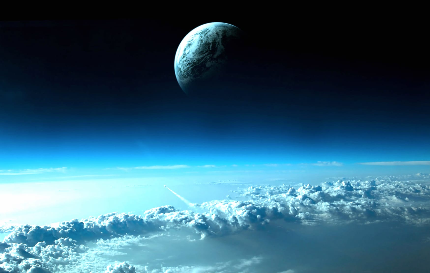 Stunning Sci-Fi Earth of a Planetary Dreamscape wallpapers HD quality