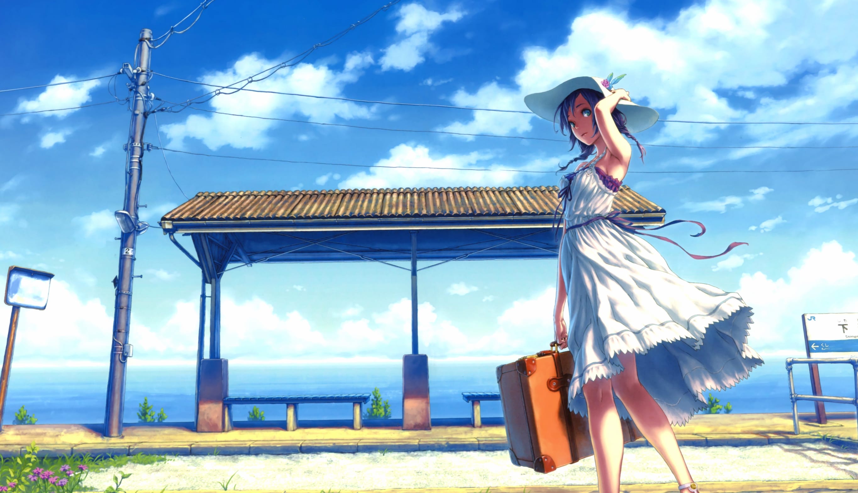 Summer Breeze Anime Seaside wallpapers HD quality