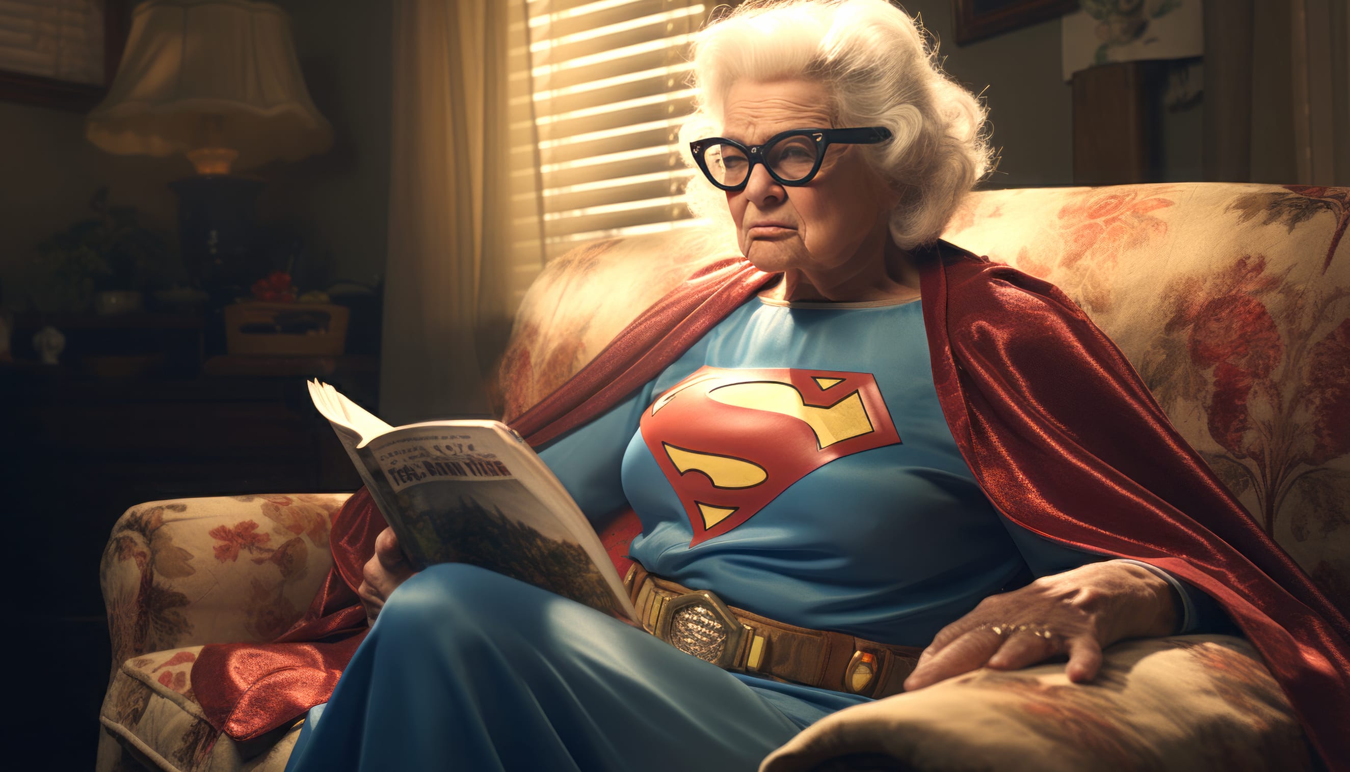 Super Grandmother - AI Art wallpapers HD quality