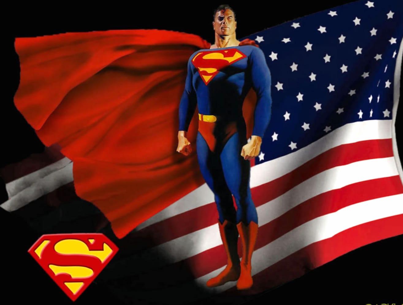 Superman A Hero in the Stars and Stripes wallpapers HD quality