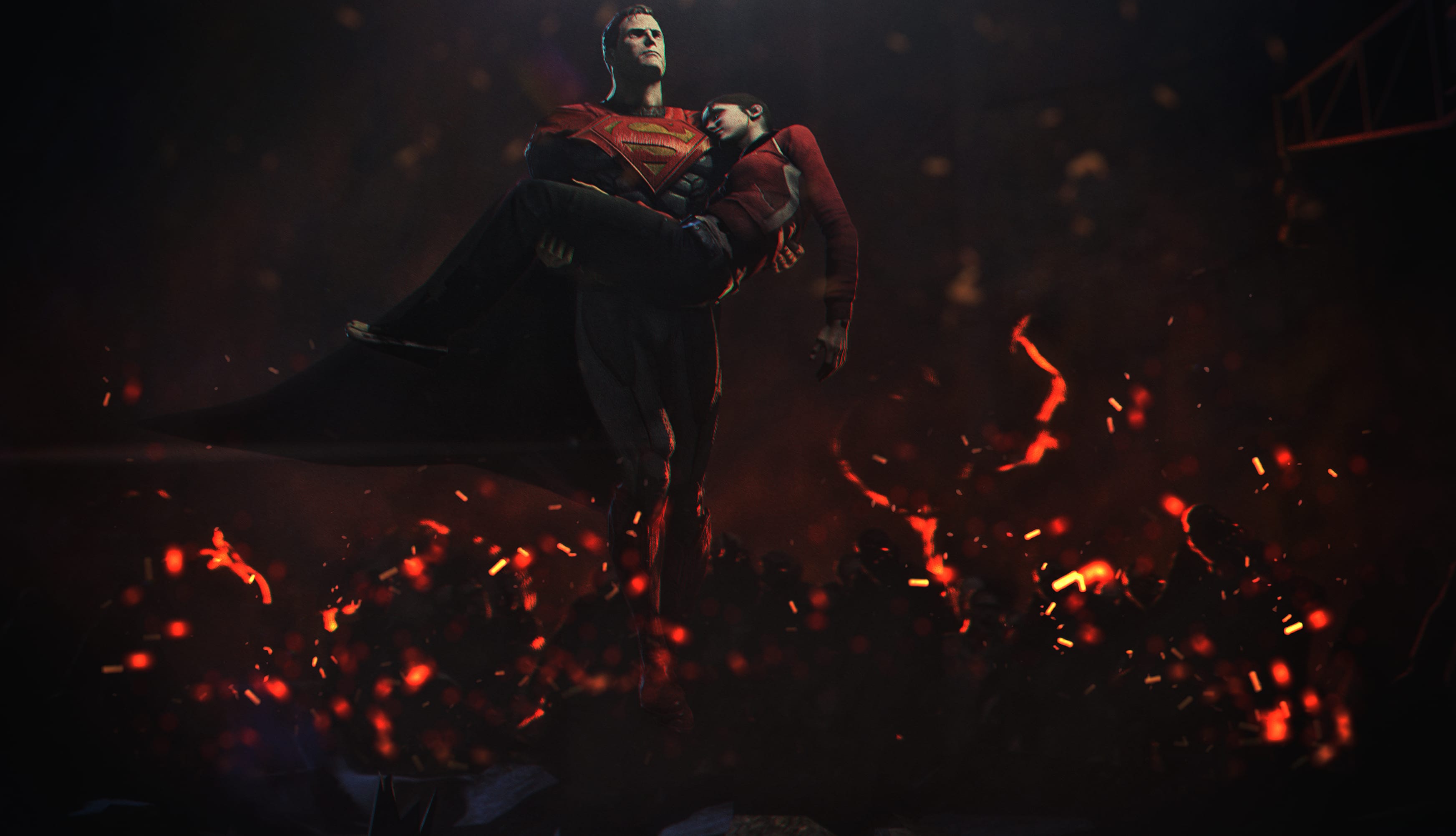 Superman Dark Left 4 Dead Zoey (Left 4 Dead) Injustice Gods Among Us Video Game Crossover wallpapers HD quality