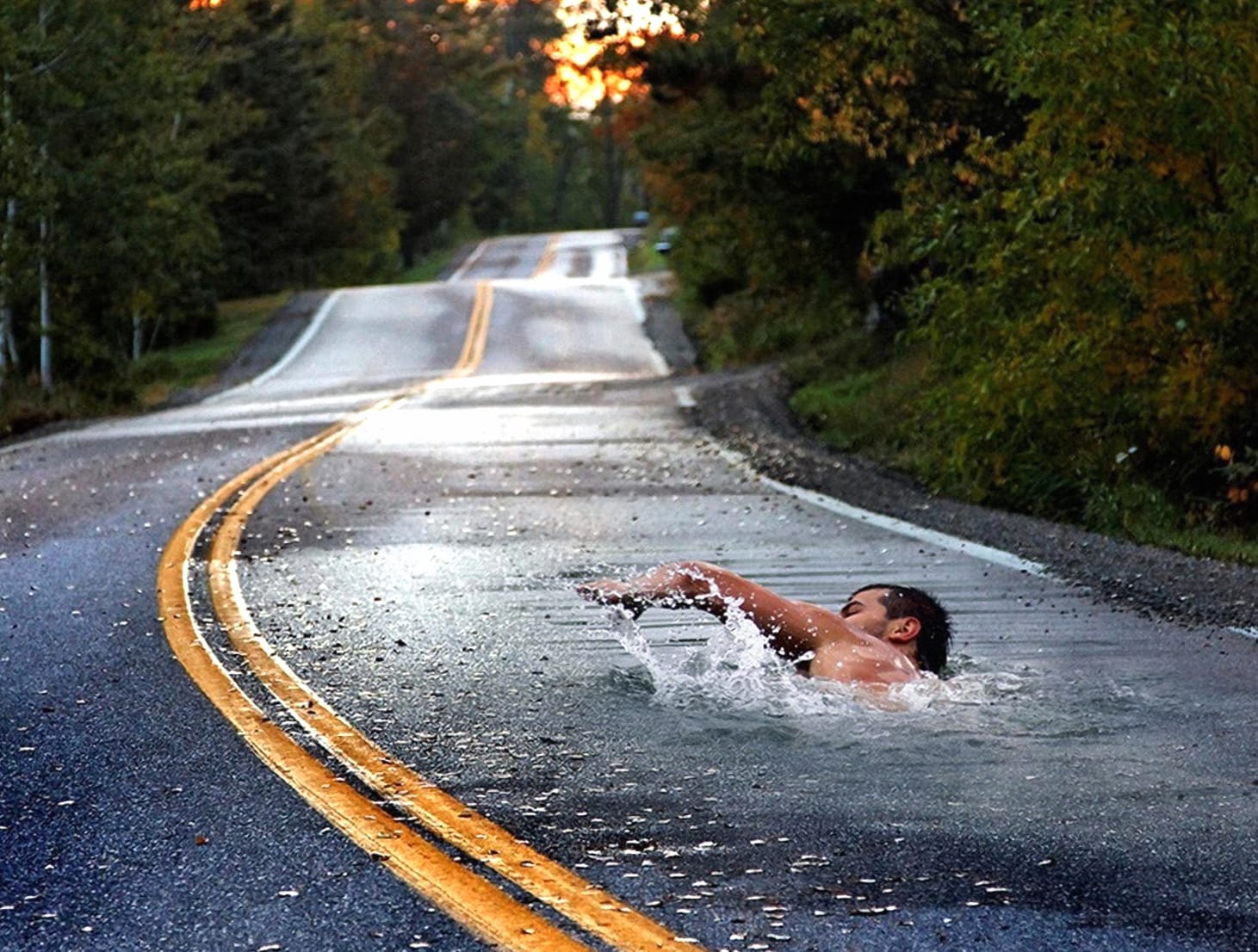 Surreal Road Swim wallpapers HD quality