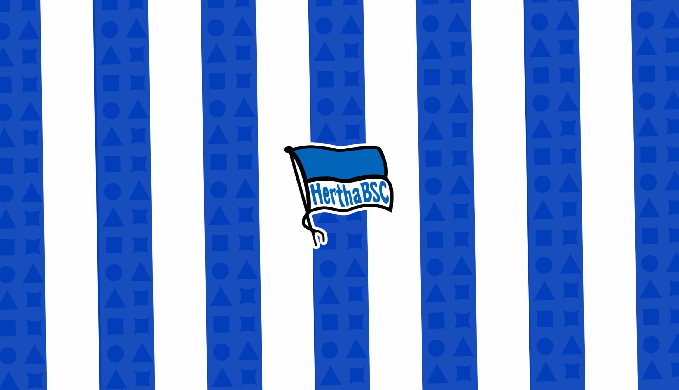 Symbol Crest Emblem Logo Soccer Hertha BSC Sports at 2048 x 2048 iPad size wallpapers HD quality