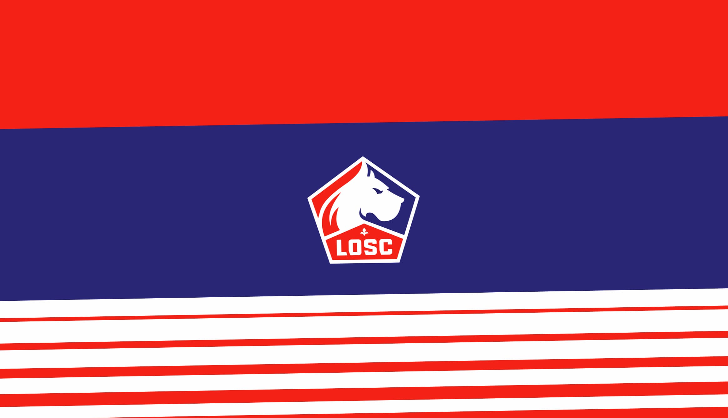 Symbol Crest Emblem Logo Soccer Lille OSC Sports wallpapers HD quality