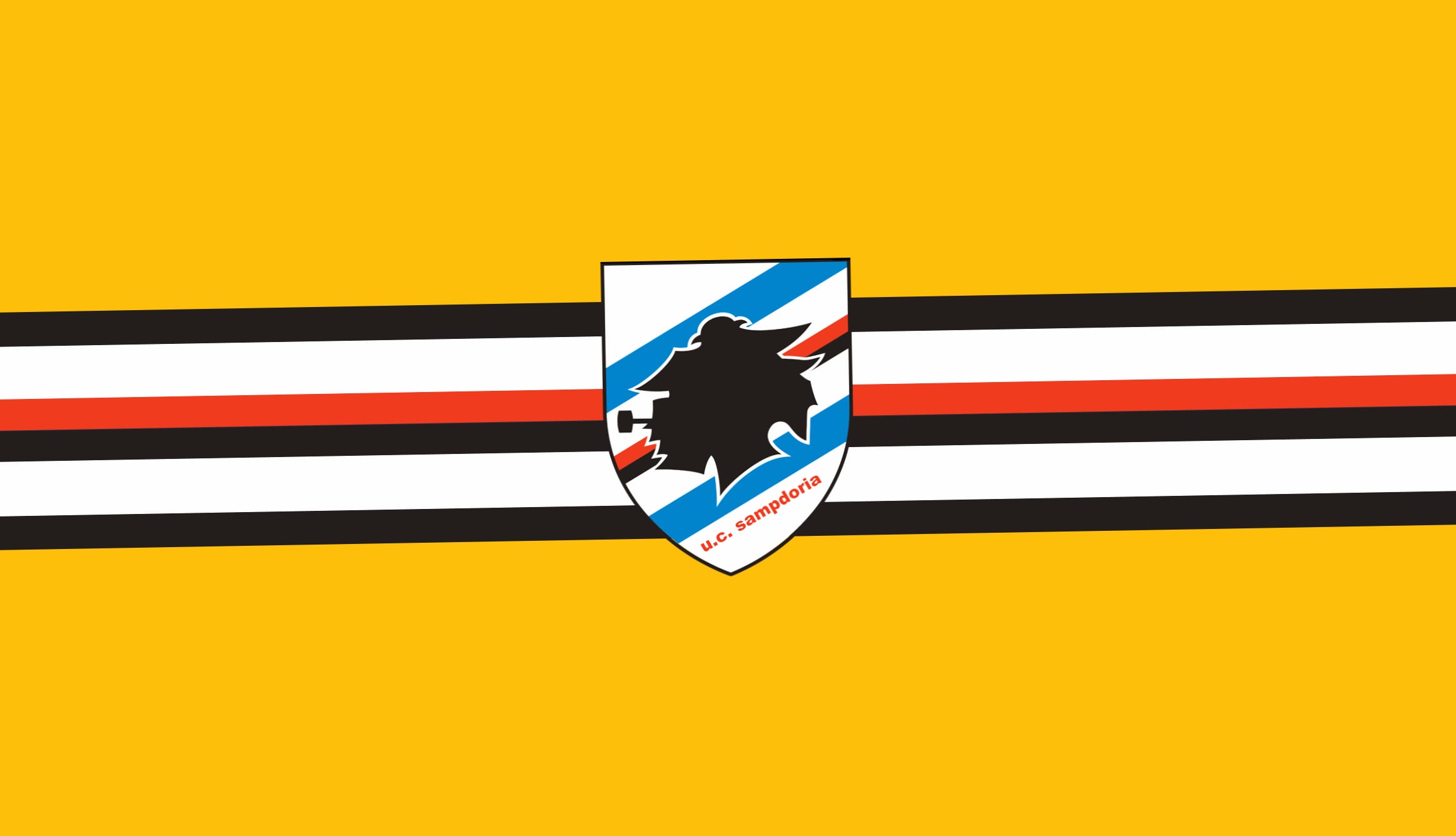 Symbol Crest Emblem Logo Soccer U.C. Sampdoria Sports at 1024 x 1024 iPad size wallpapers HD quality