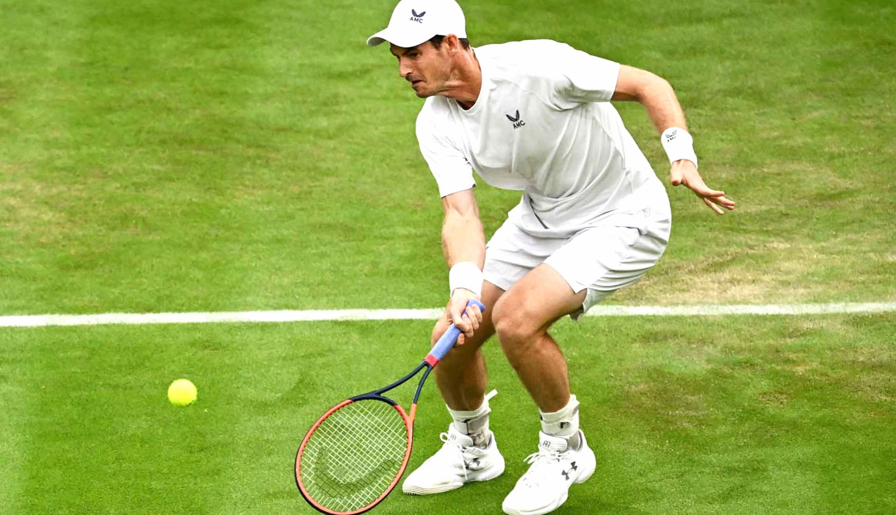 Tennis Star in Action at Wimbledon 2023 - wallpapers HD quality