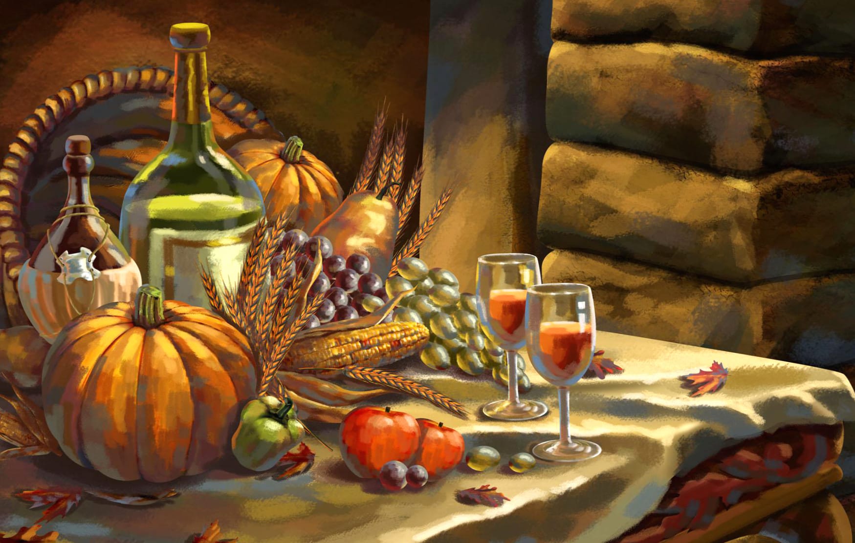 Thanksgiving Feast Celebrate the Season wallpapers HD quality