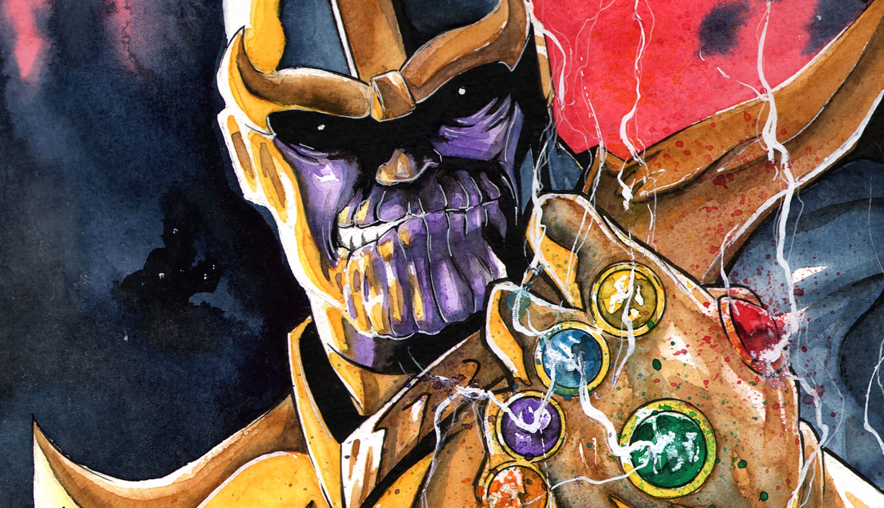 Thanos Infinity Gauntlet Avengers Comic wallpapers HD quality