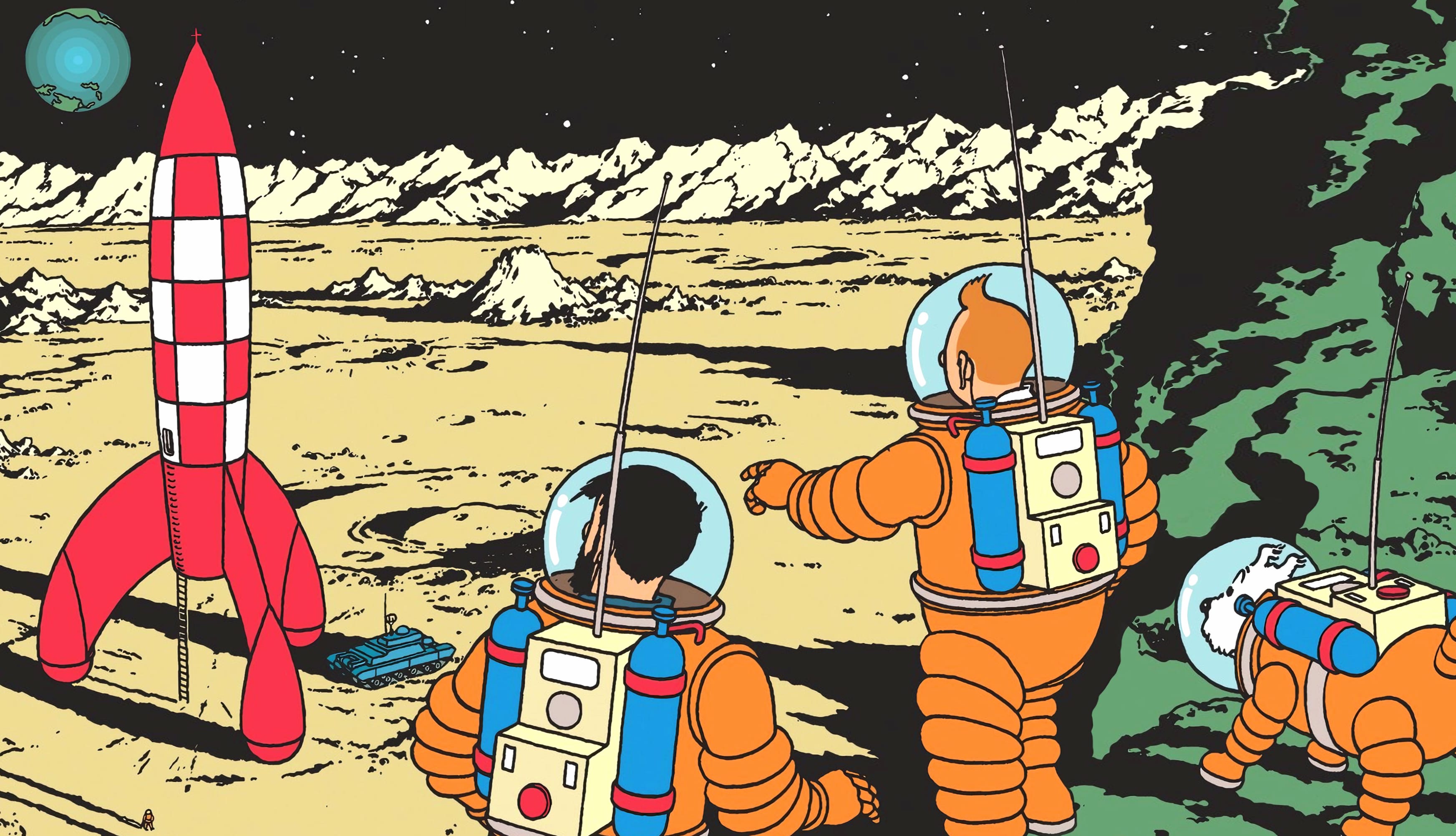 The Adventures Of Tintin Comic Tintin Captain Haddock Snowy (The Adventures Of Tintin) wallpapers HD quality