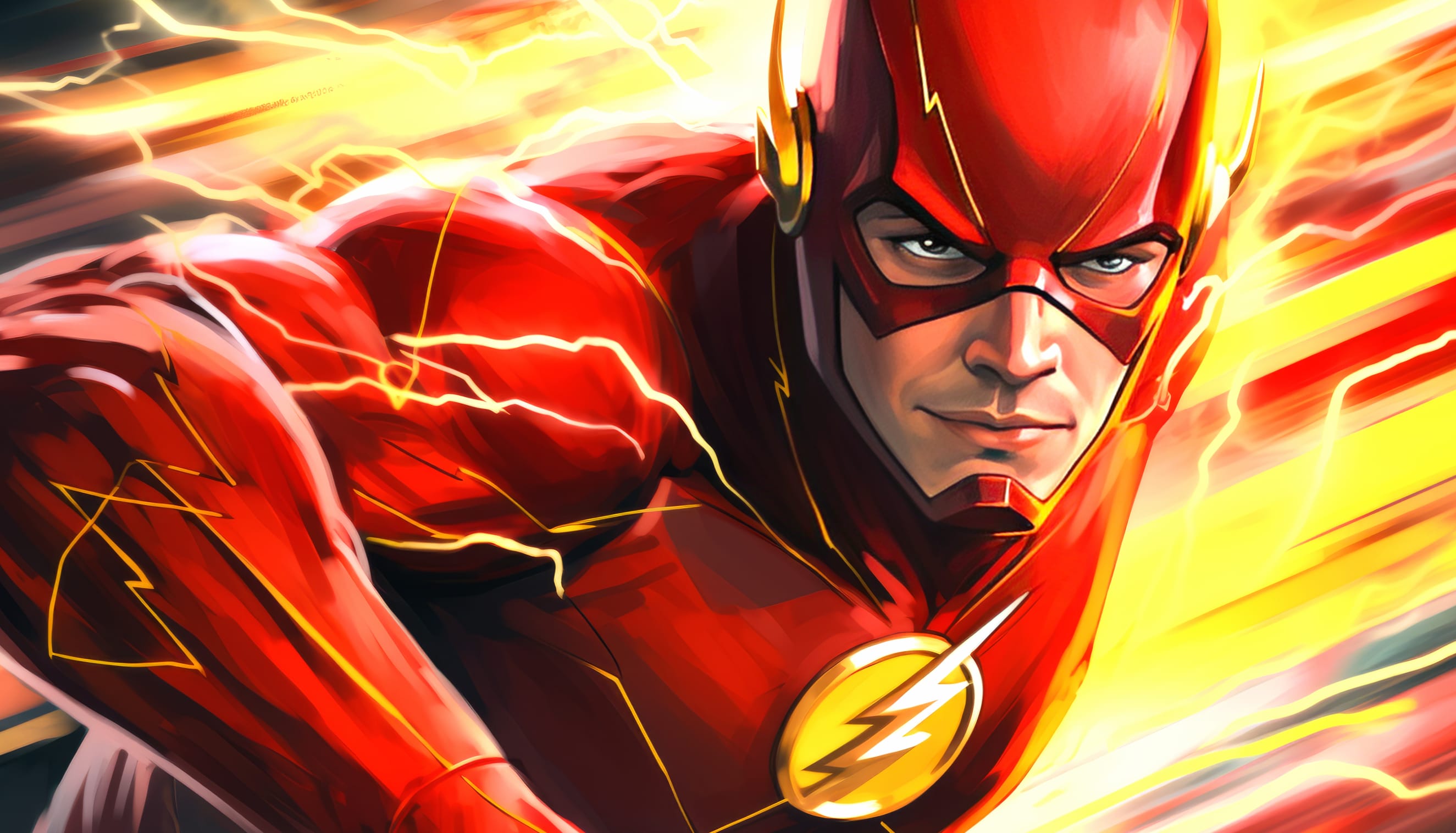 The Flash - Lightning Speed Hero Desktop Background at 1152 x 864 size wallpapers HD quality