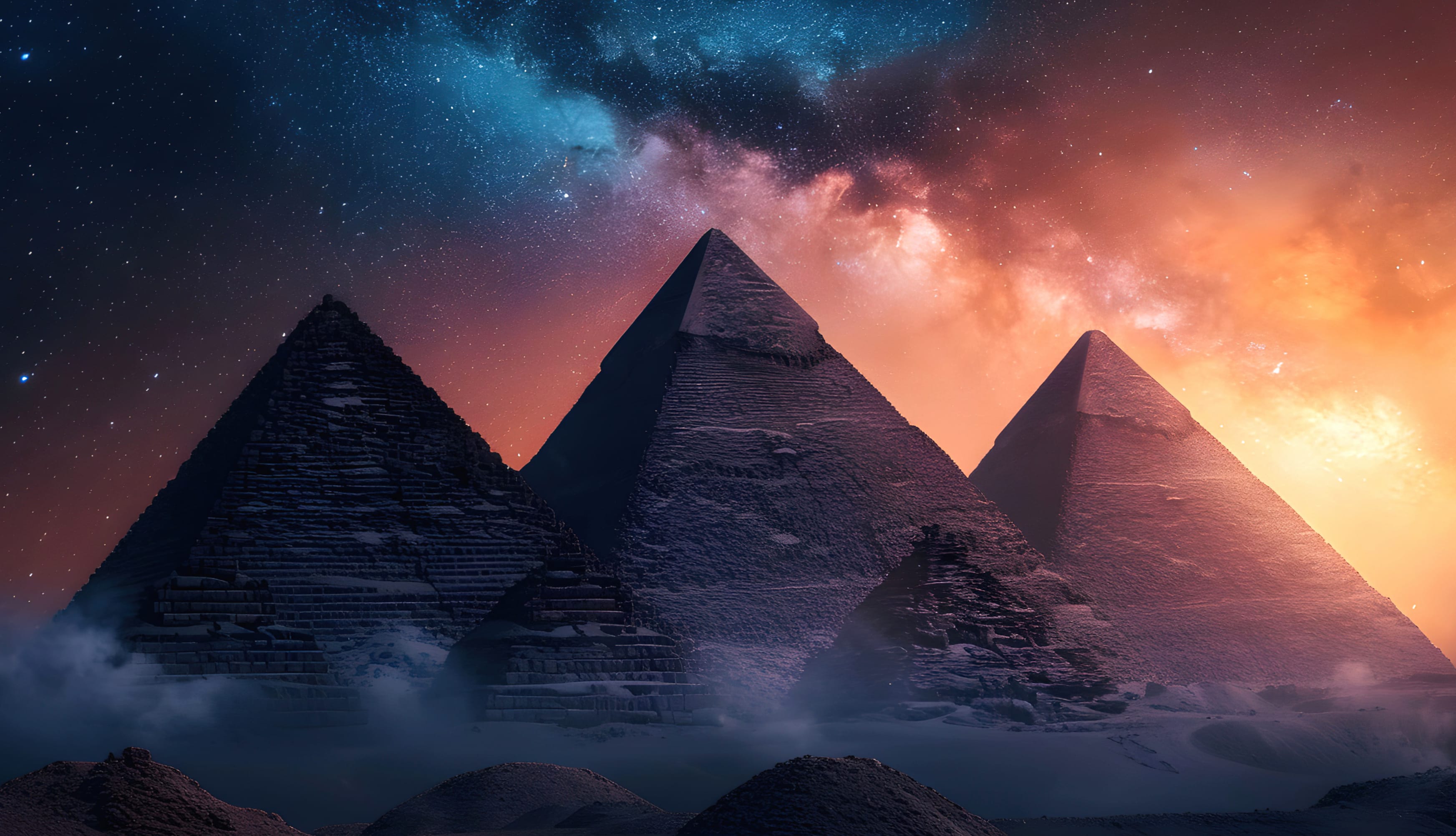 The Great Pyramid of Giza Aesthetic wallpapers HD quality