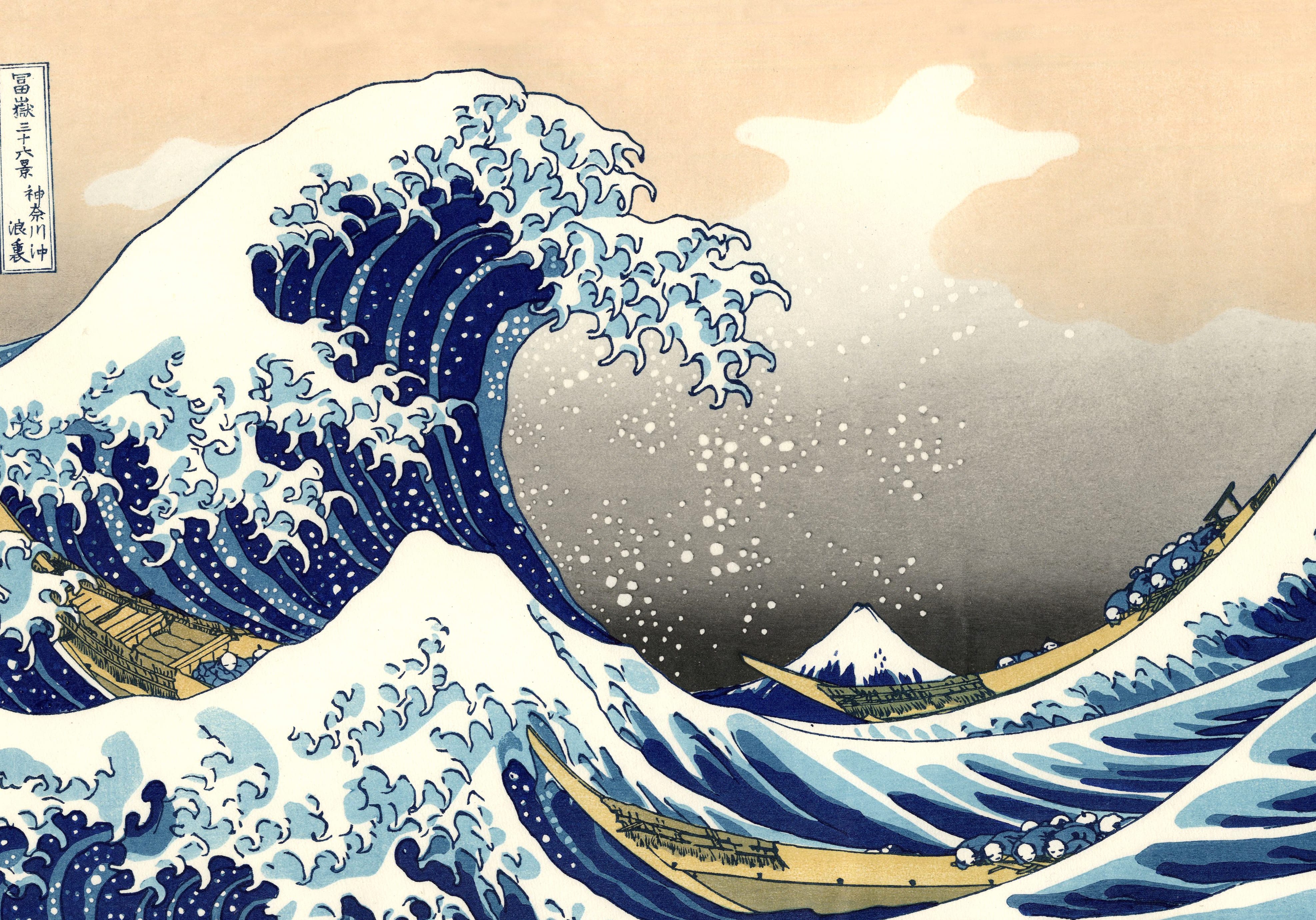 The Great Wave HD Art Wallpaper wallpapers HD quality