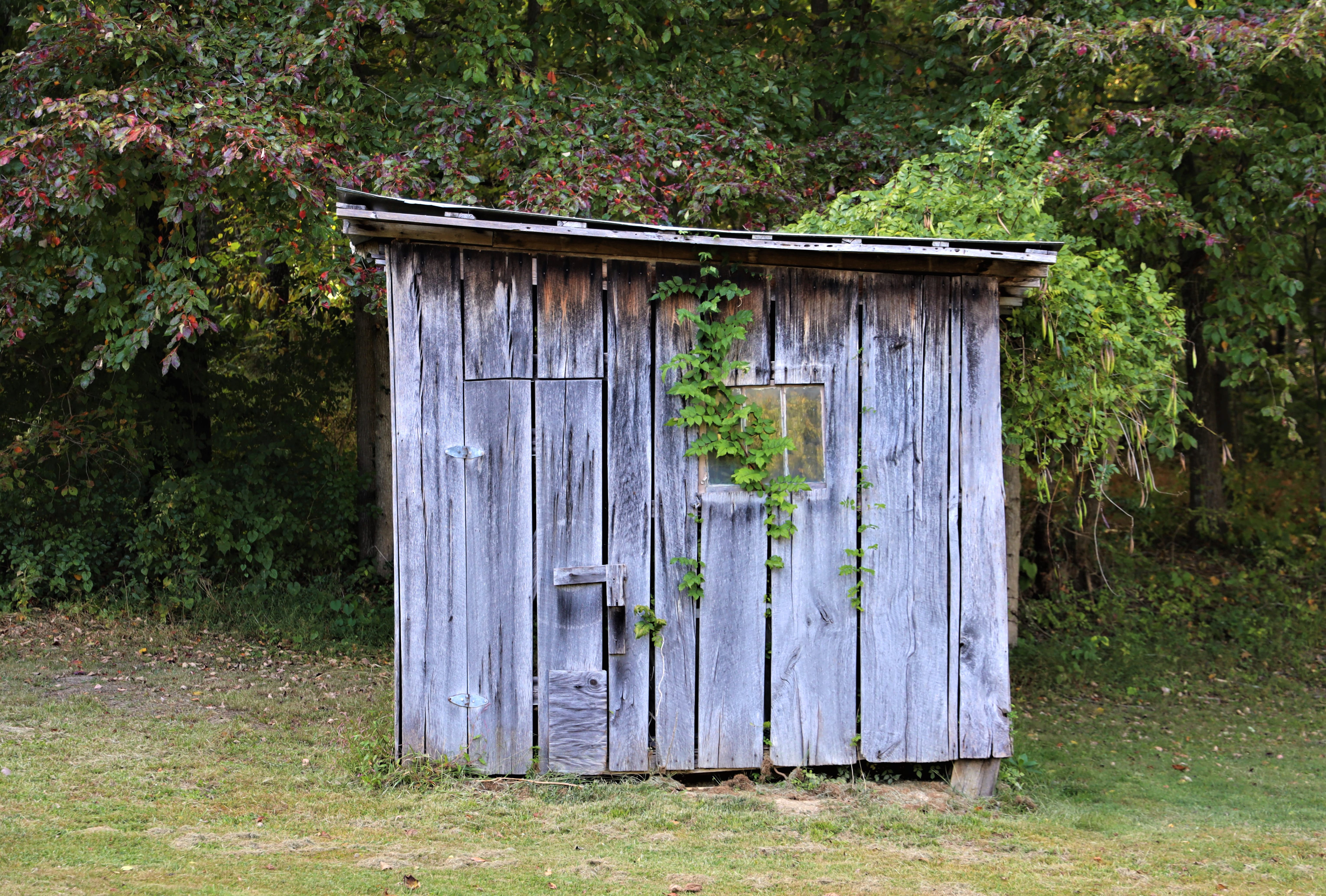 The Old Outhouse at 640 x 960 iPhone 4 size wallpapers HD quality