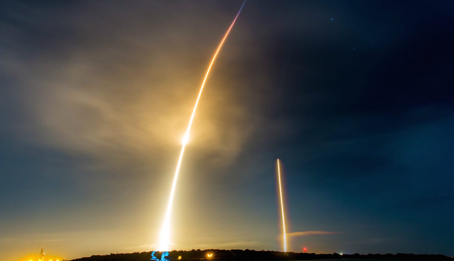 Time Lapse Falcon 9 Technology SpaceX at 1920 x 1080 HD size wallpapers HD quality