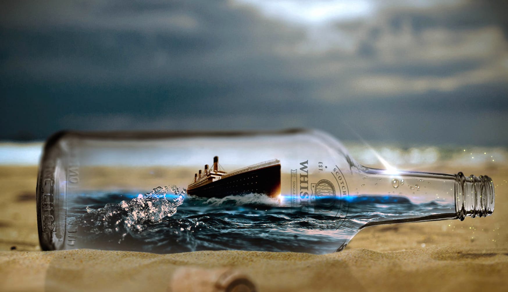 Titanic in a Bottle wallpapers HD quality