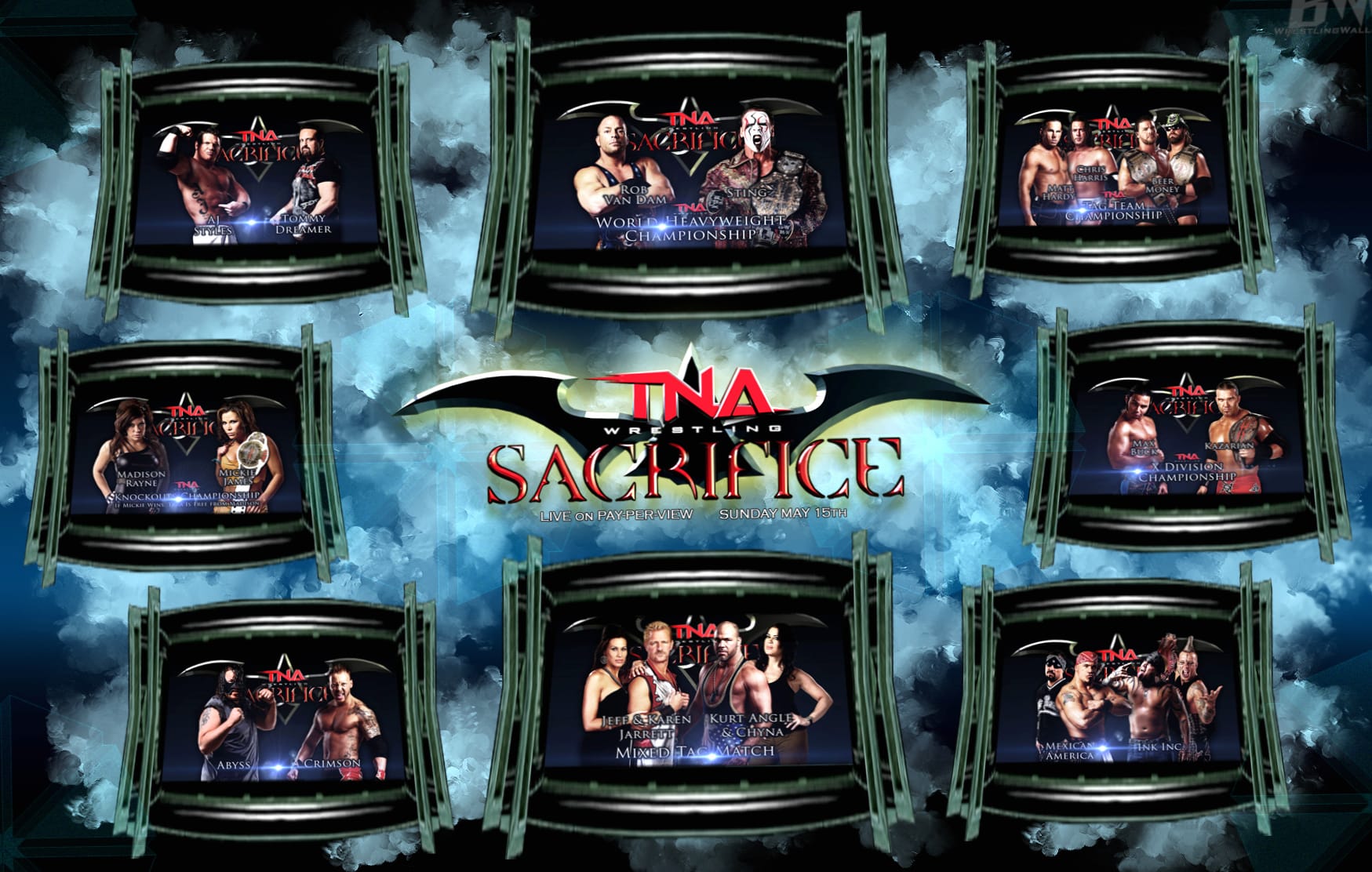 TNA Sacrifice A Dynamic Wrestling Showcase wallpapers HD quality