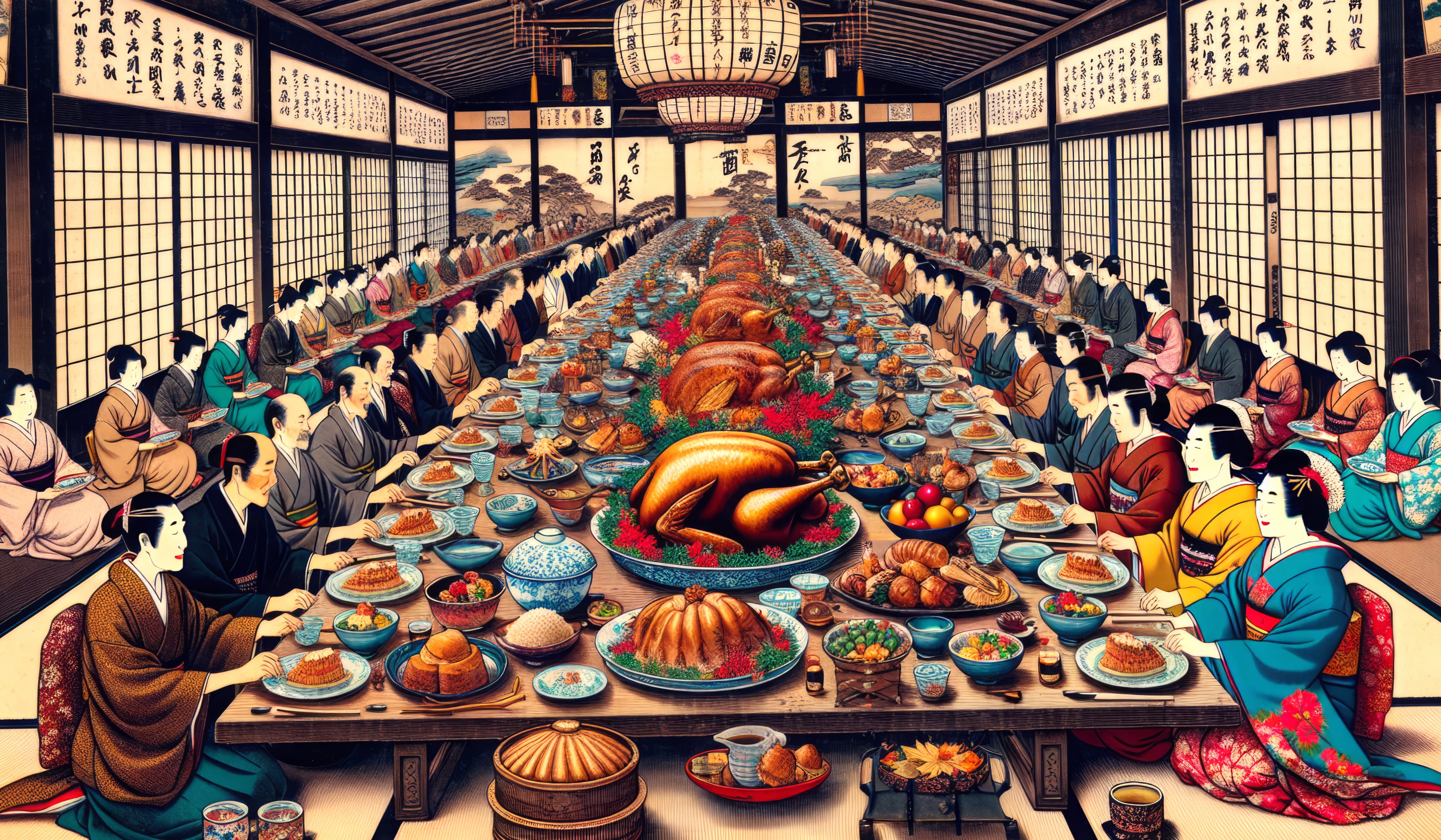 Traditional Feast Artwork wallpapers HD quality