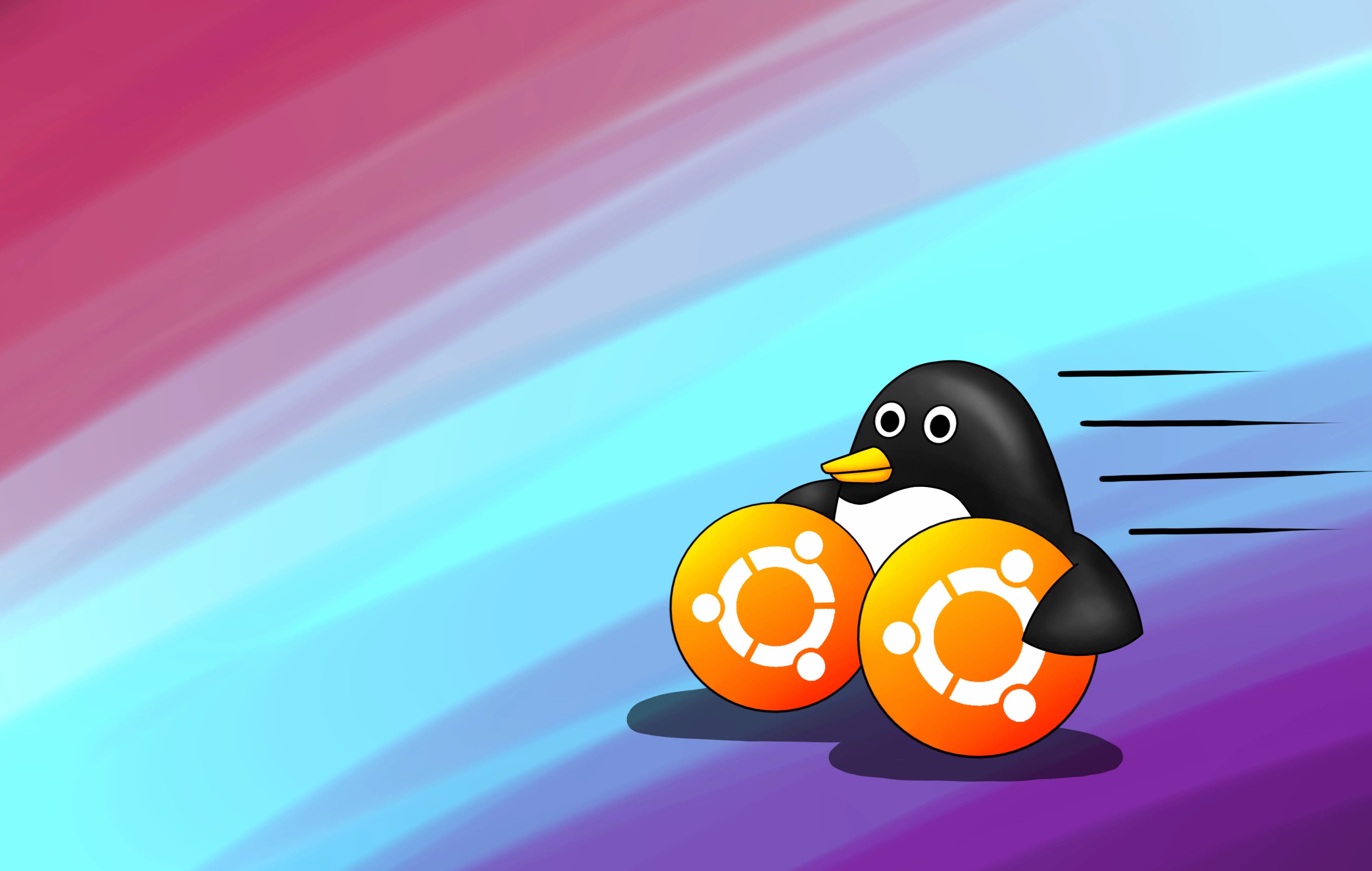 Ubuntu-Inspired Penguin at 1680 x 945 HD size wallpapers HD quality