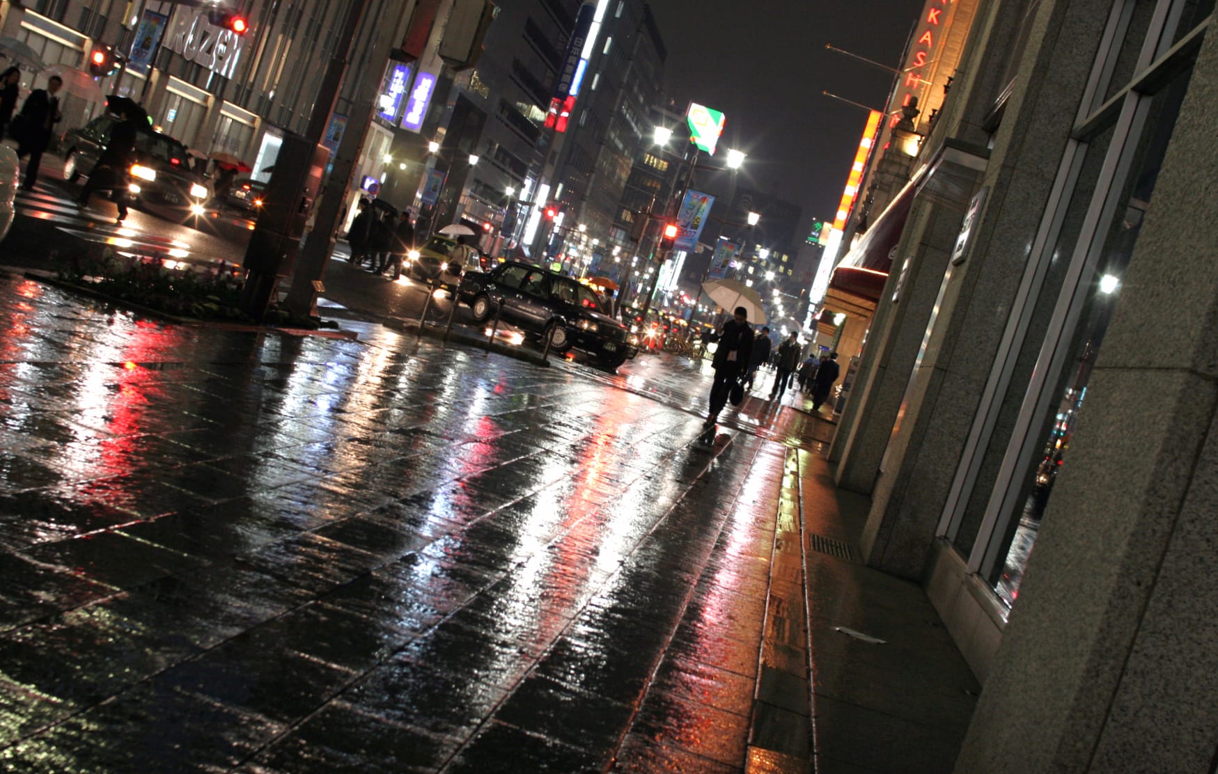 Urban Rain Reflections Capture wallpapers HD quality