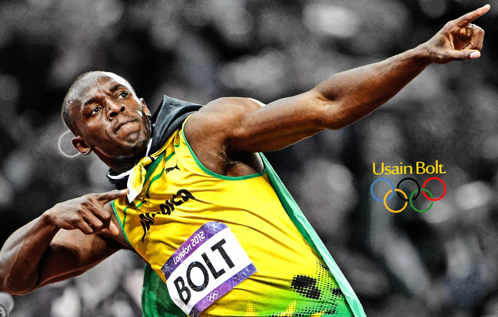 Usain Bolt Olympic Triumph - HD Sports Wallpaper wallpapers HD quality