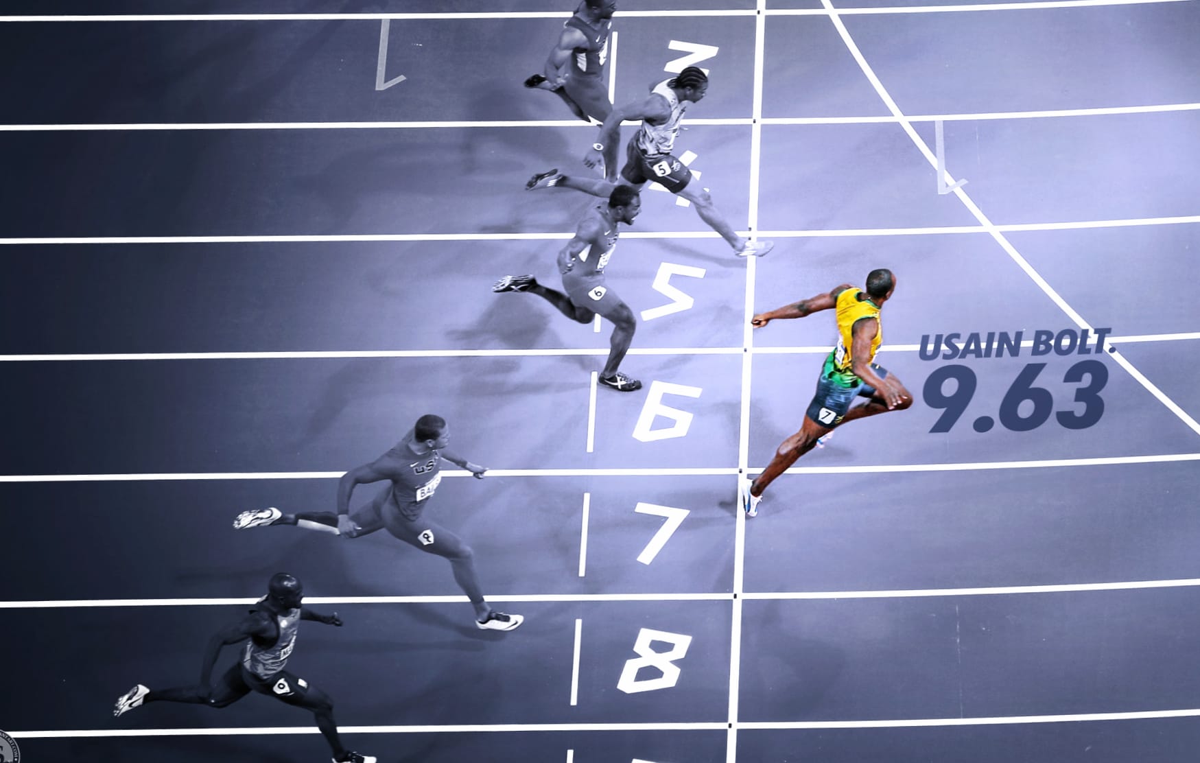 Usain Bolt Victory at 640 x 960 iPhone 4 size wallpapers HD quality