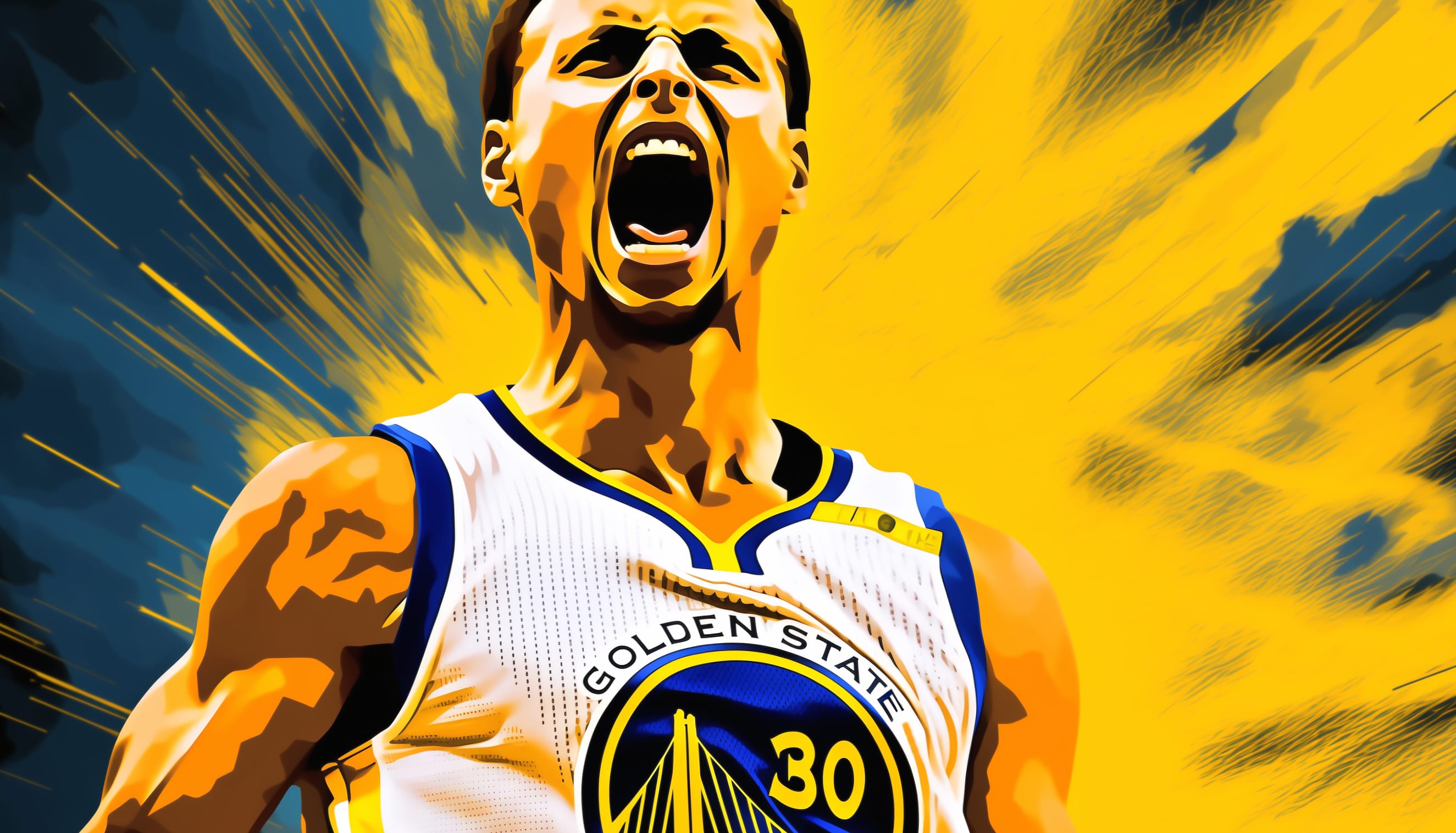 Vector Art Stephen Curry in GSW Wallpaper at 1680 x 945 HD size wallpapers HD quality