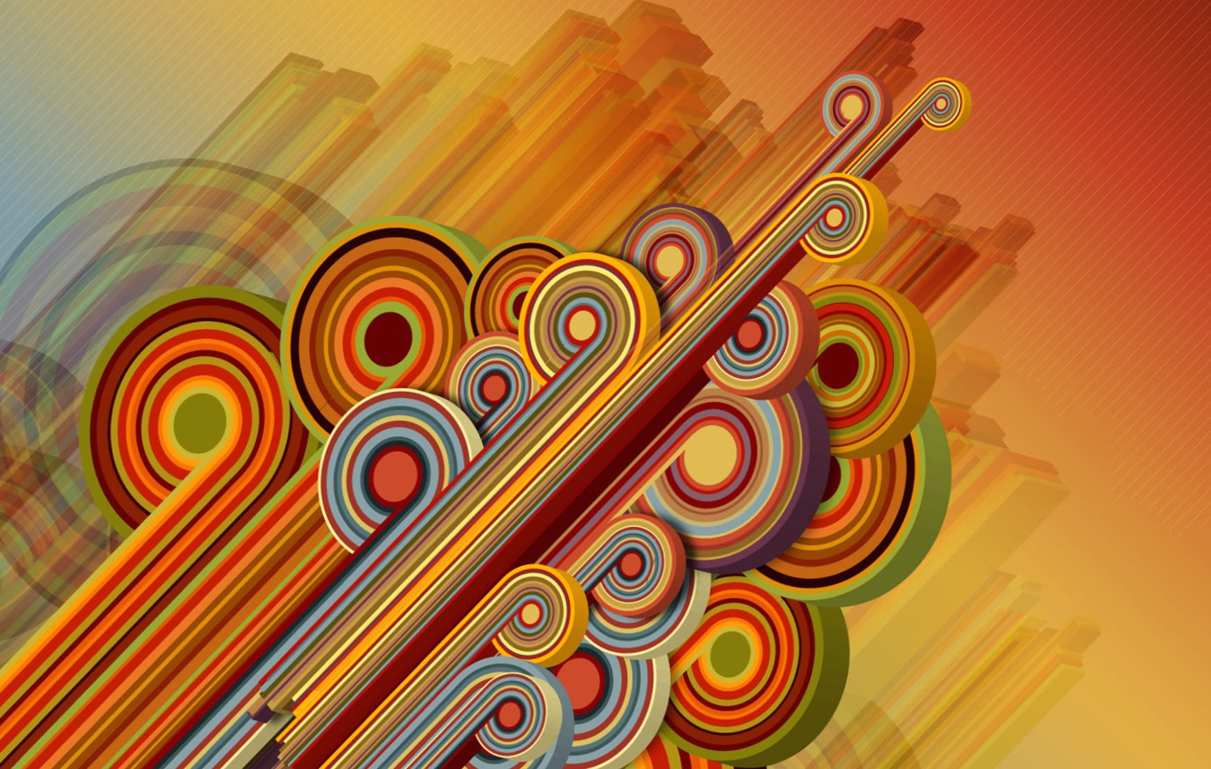 Vibrant Artistic Vector for a Dynamic Touch wallpapers HD quality